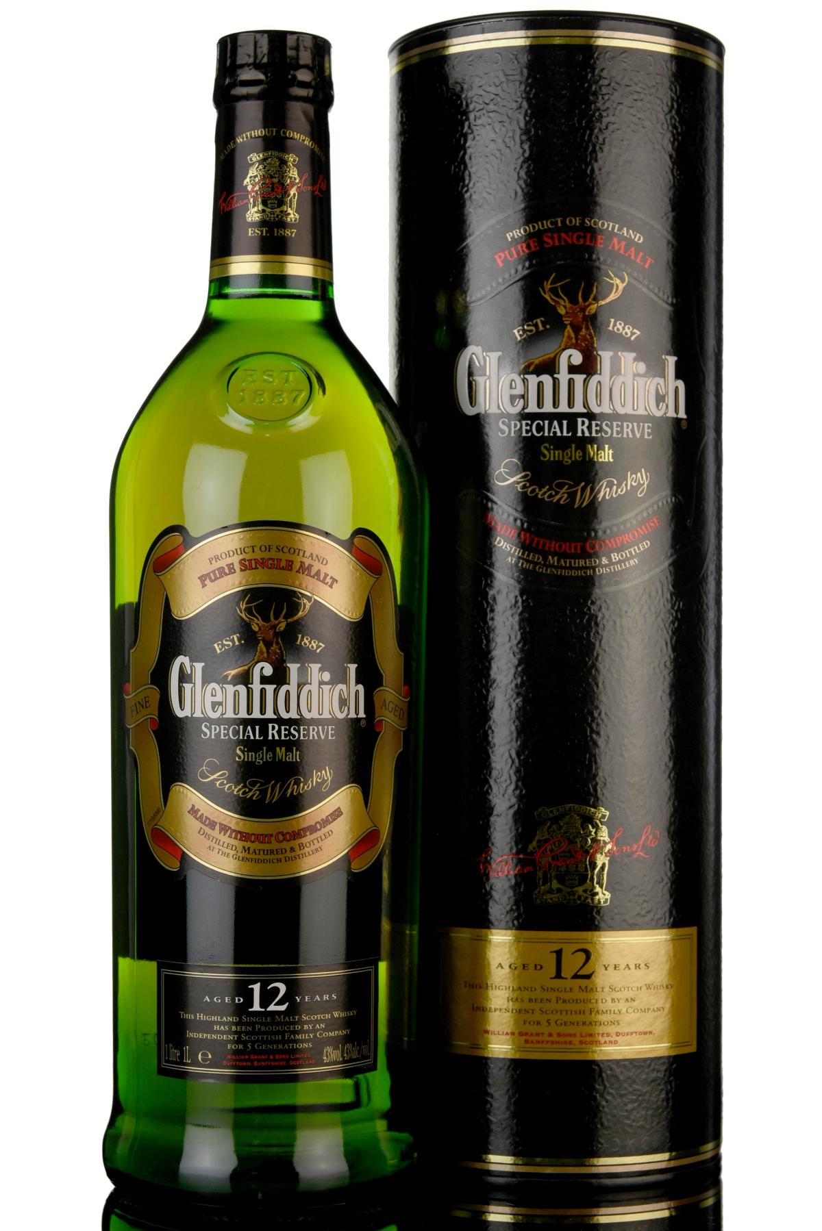 Glenfiddich 12 Year Old - 1 Litre