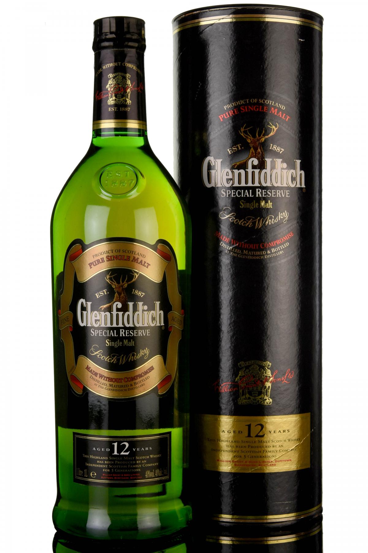 Glenfiddich 12 Year Old - 1 Litre