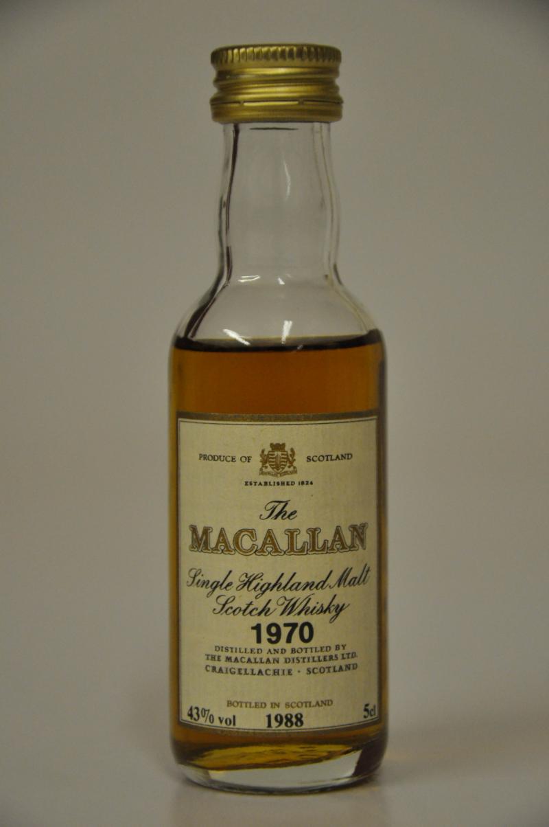 Macallan 1970 - Bottled 1988 Miniature