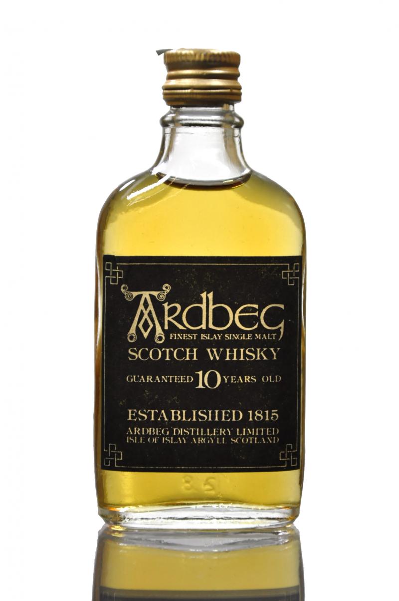 Ardbeg 10 Year Old - Guaranteed - 1980s - Miniature