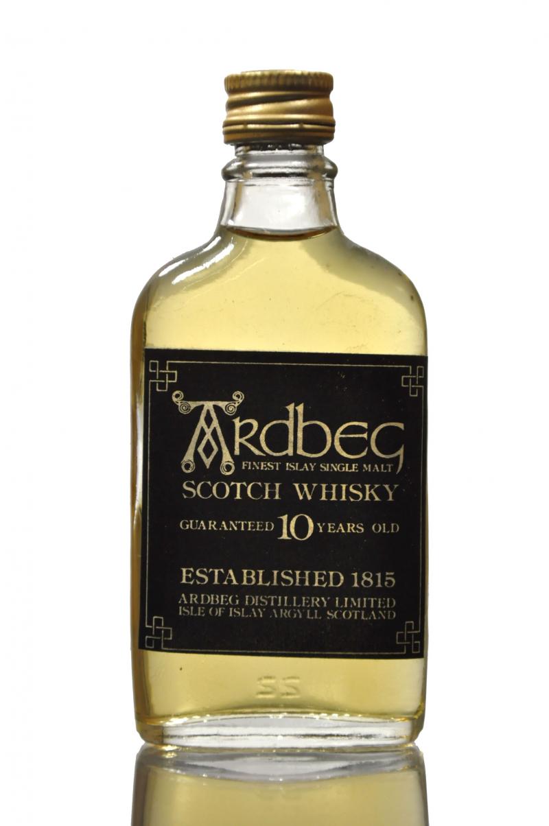 Ardbeg 10 Year Old - Guaranteed - 1980s - Miniature