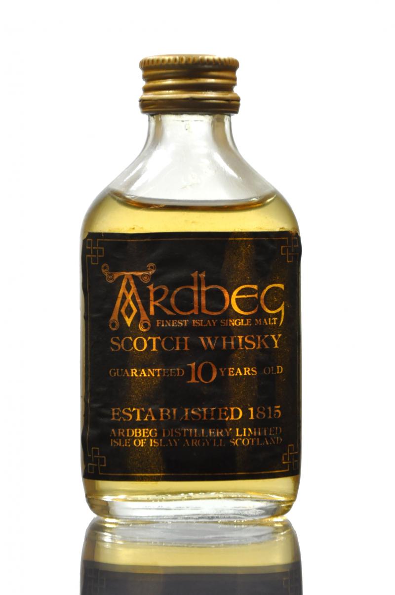 Ardbeg 10 Year Old - Guaranteed - 1980s - Miniature