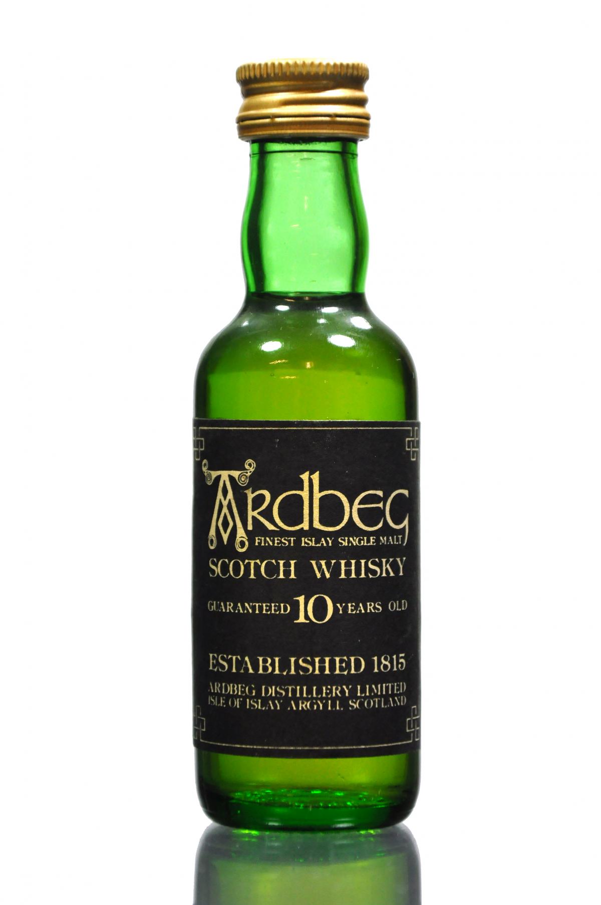 Ardbeg Guaranteed 10 Year Old Miniature