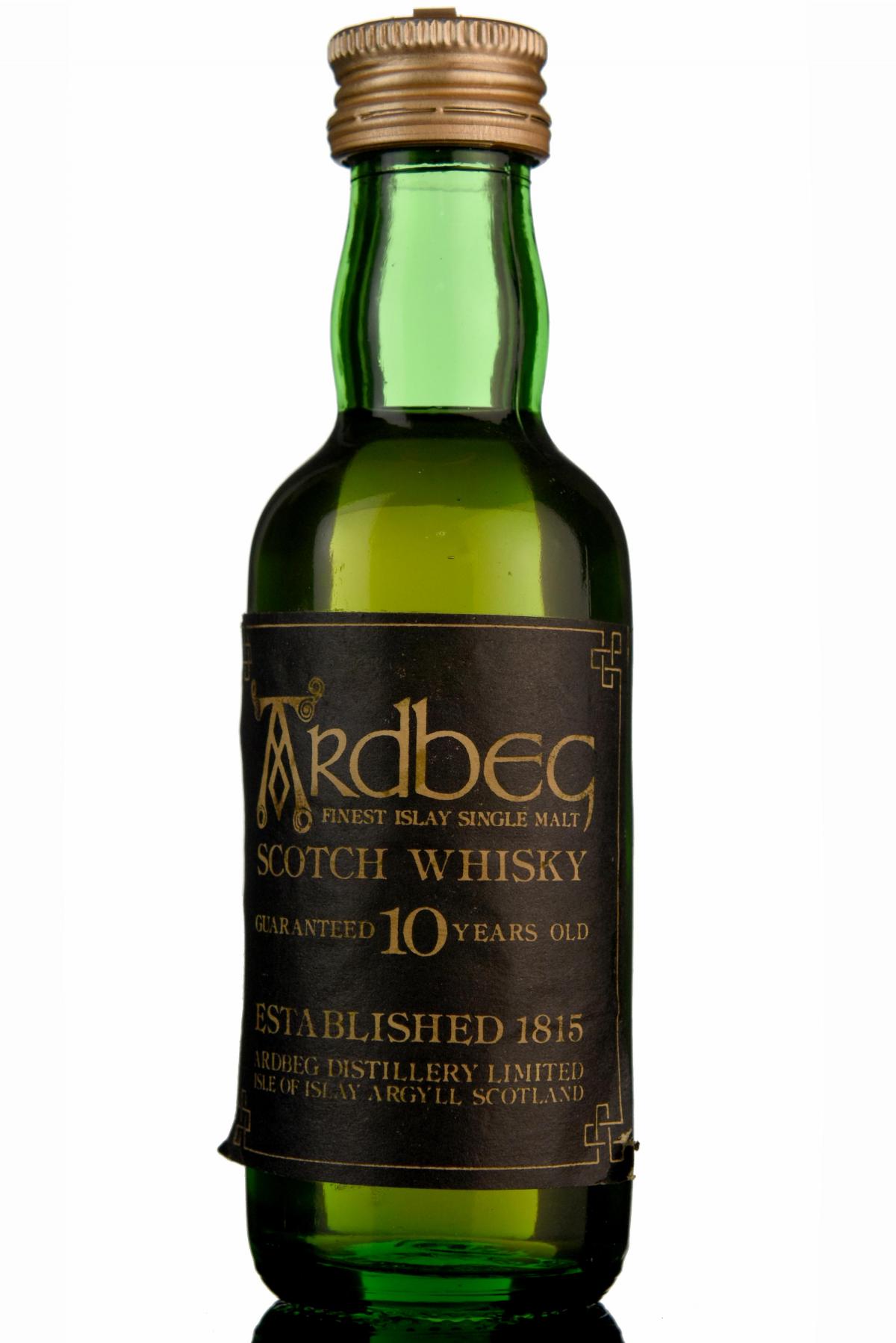 Ardbeg Guaranteed 10 Year Old Miniature