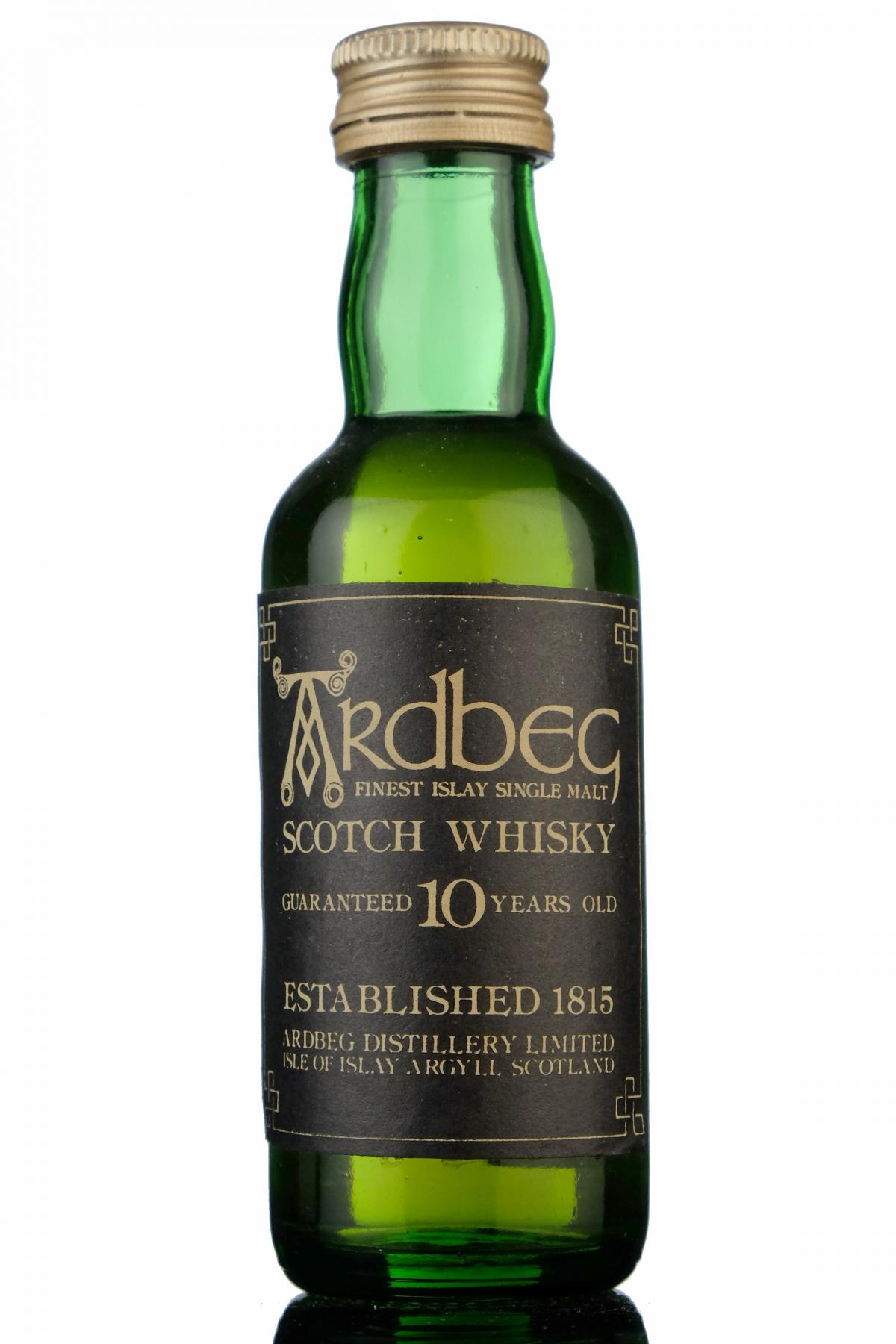 Ardbeg Guaranteed 10 Year Old Miniature