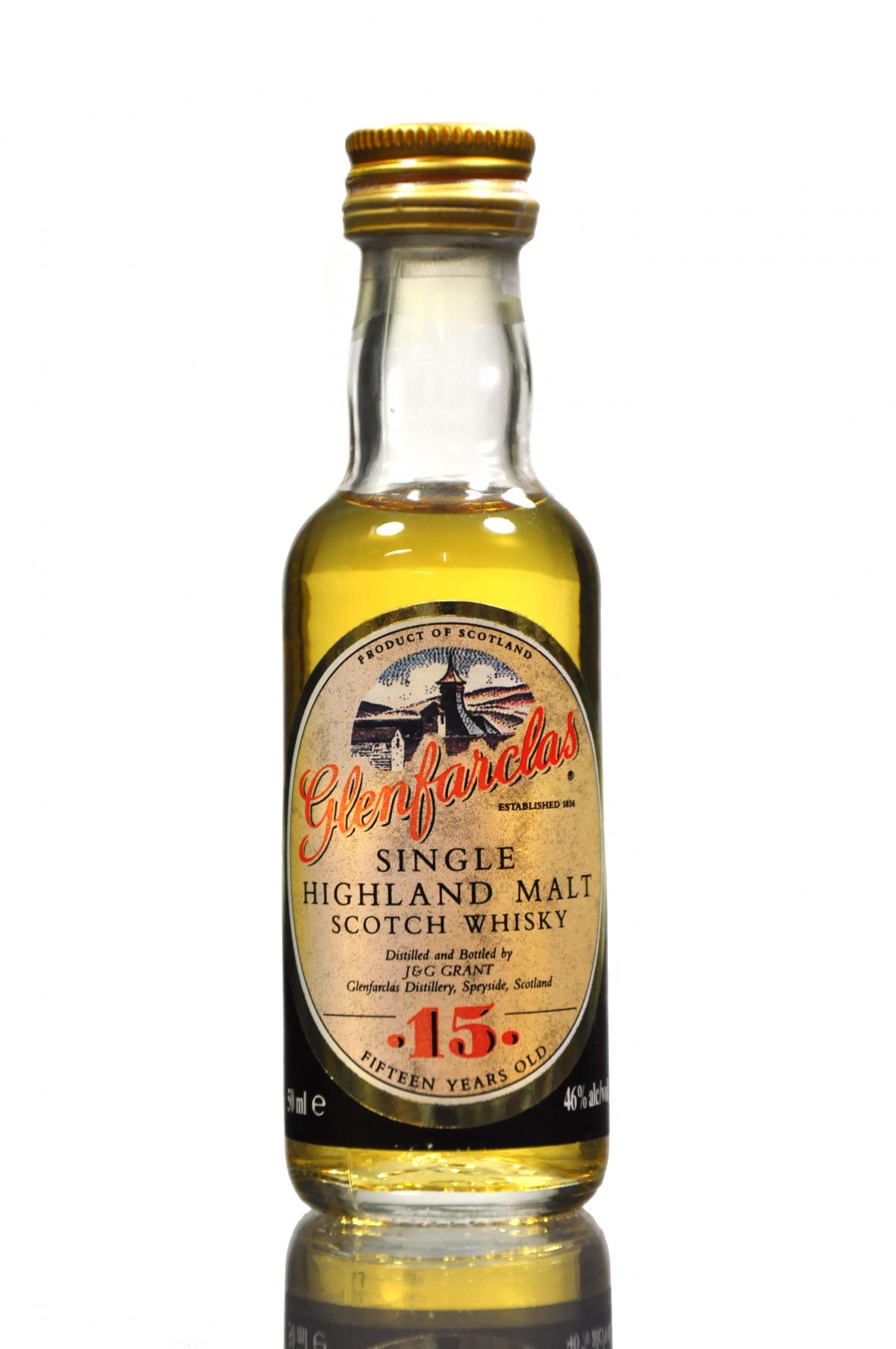 Glenfarclas 15 Year Old Miniature