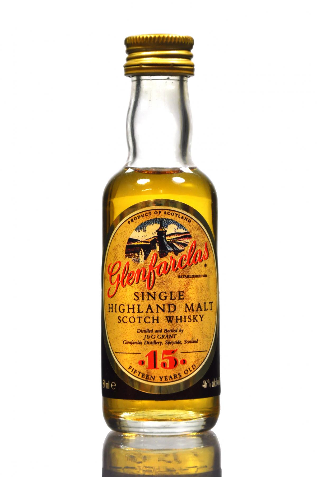 Glenfarclas 15 Year Old Miniature