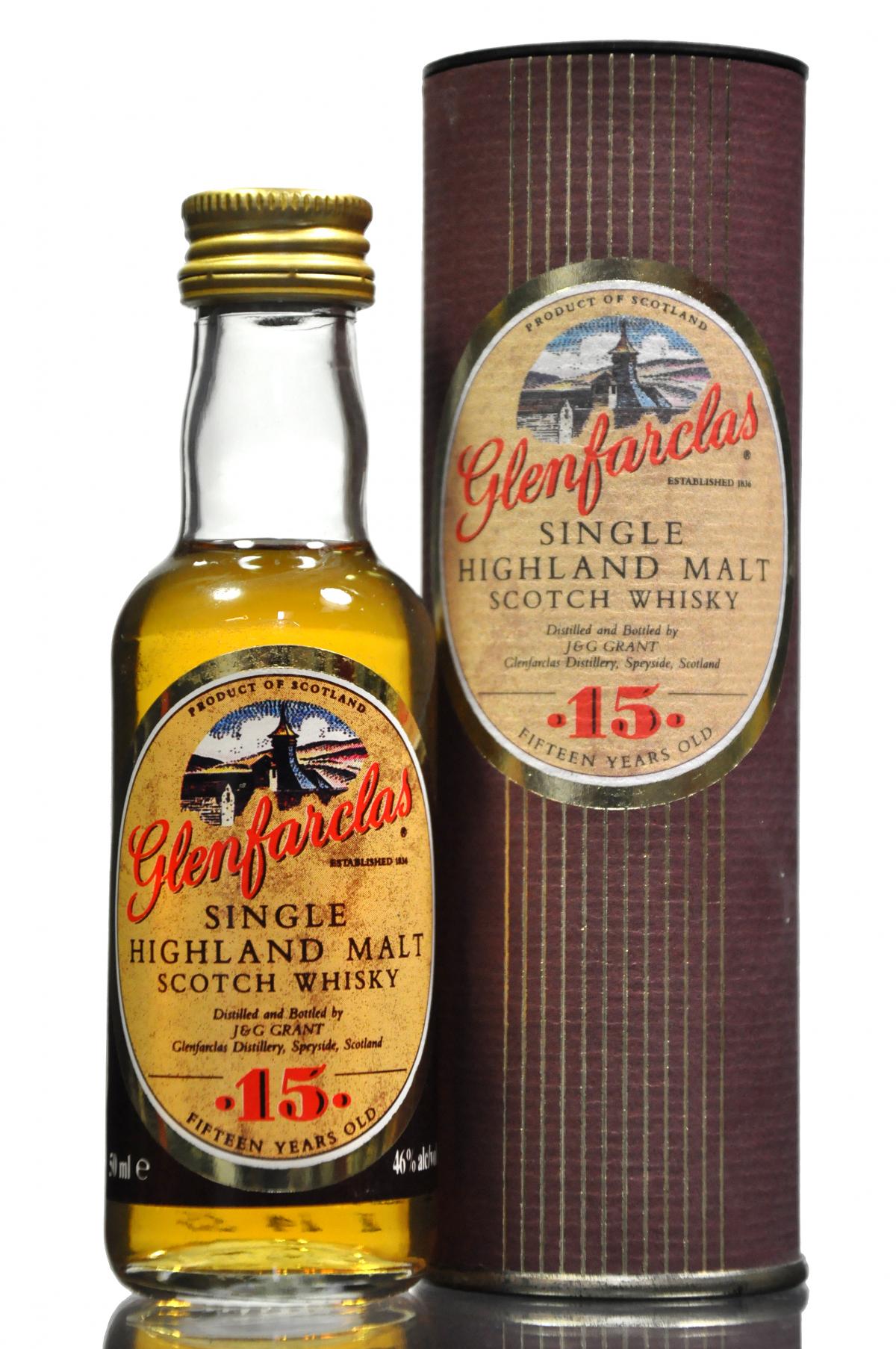 Glenfarclas 15 Year Old Miniature