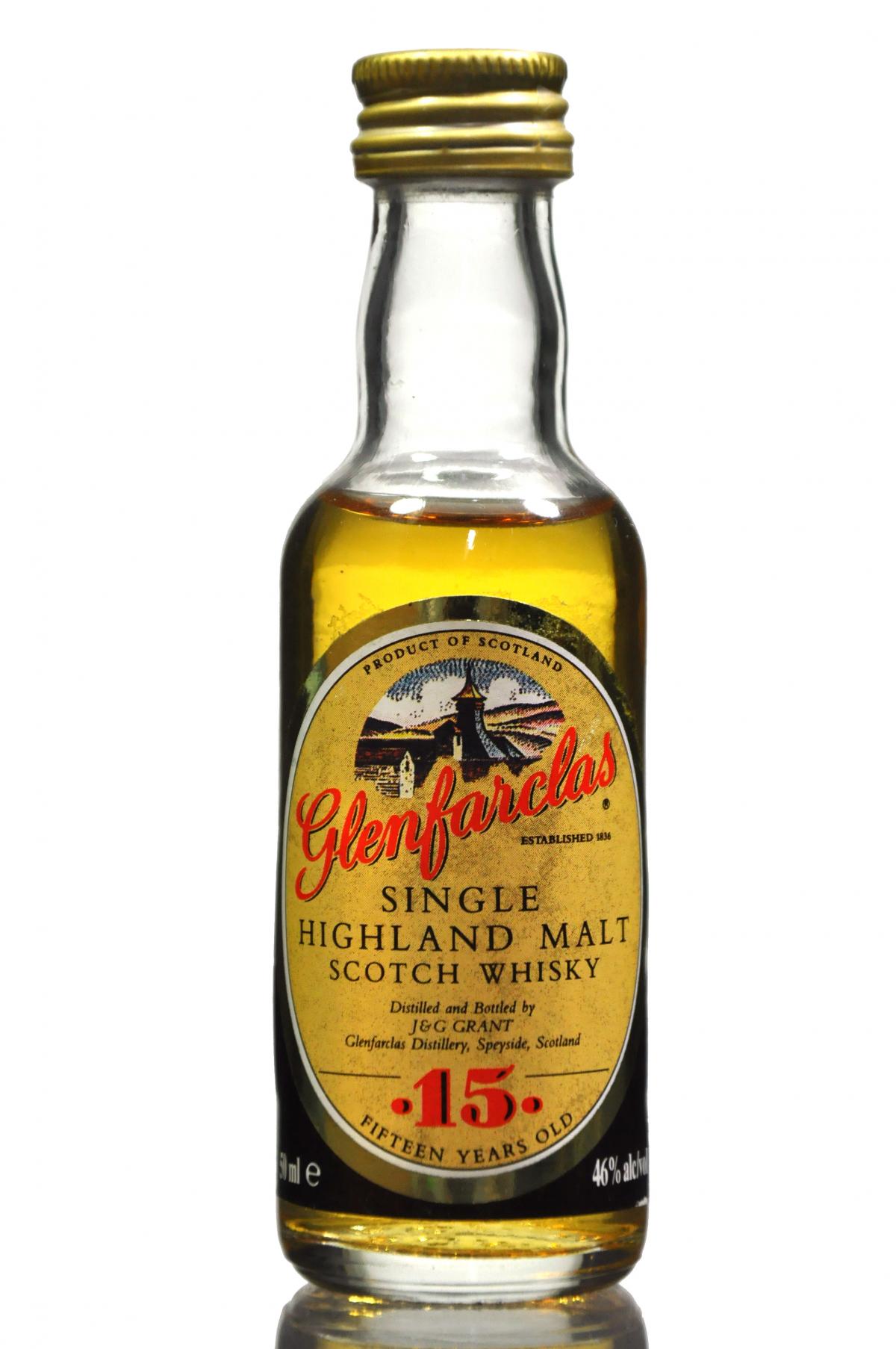 Glenfarclas 15 Year Old Miniature