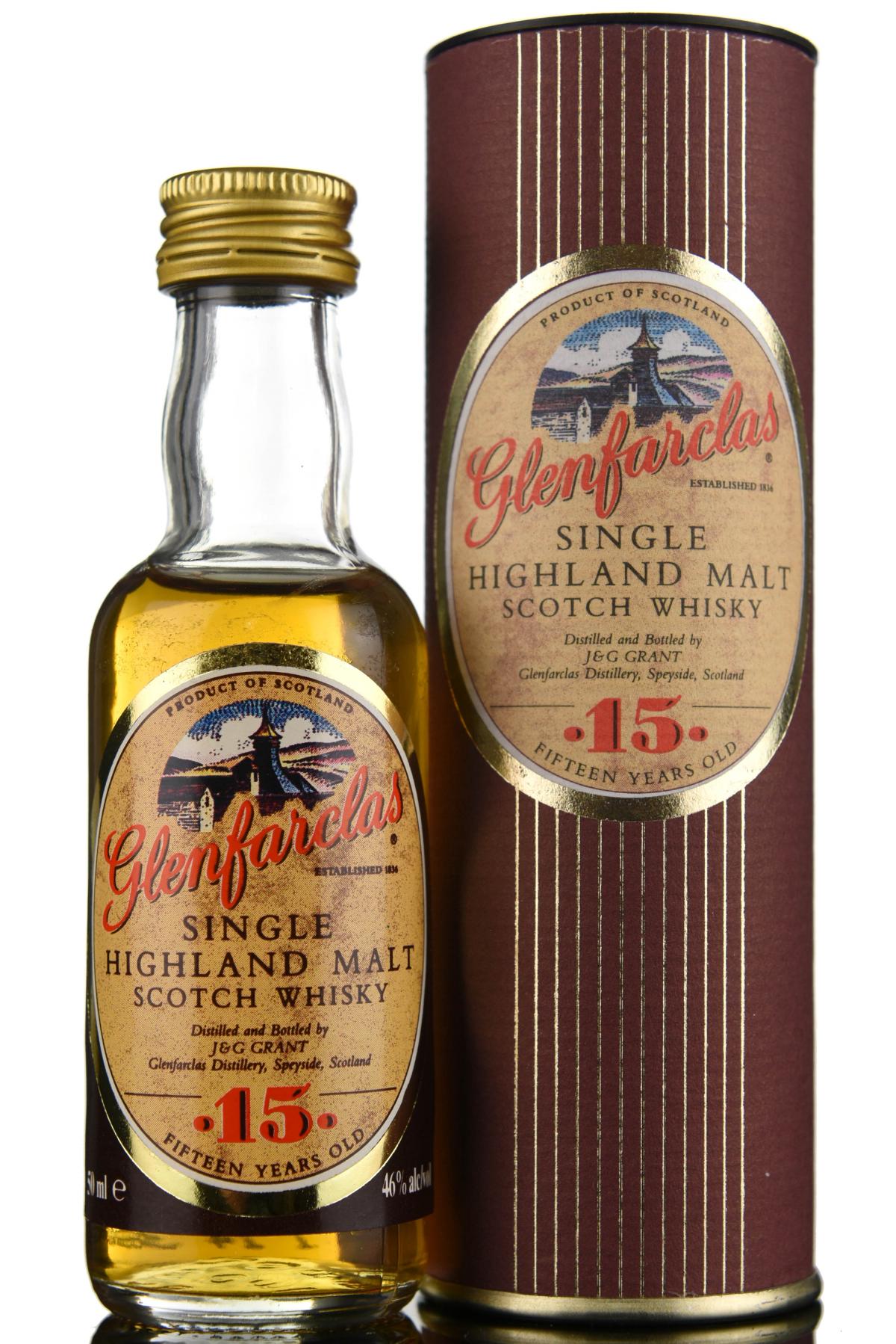 Glenfarclas 15 Year Old Miniature