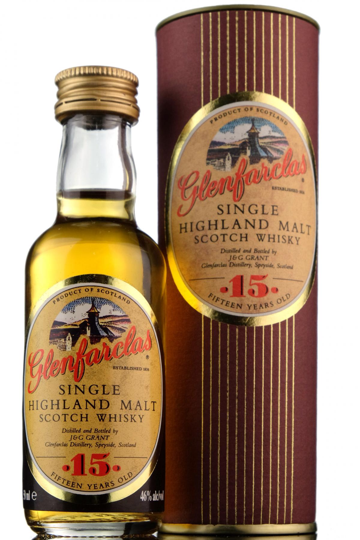 Glenfarclas 15 Year Old Miniature