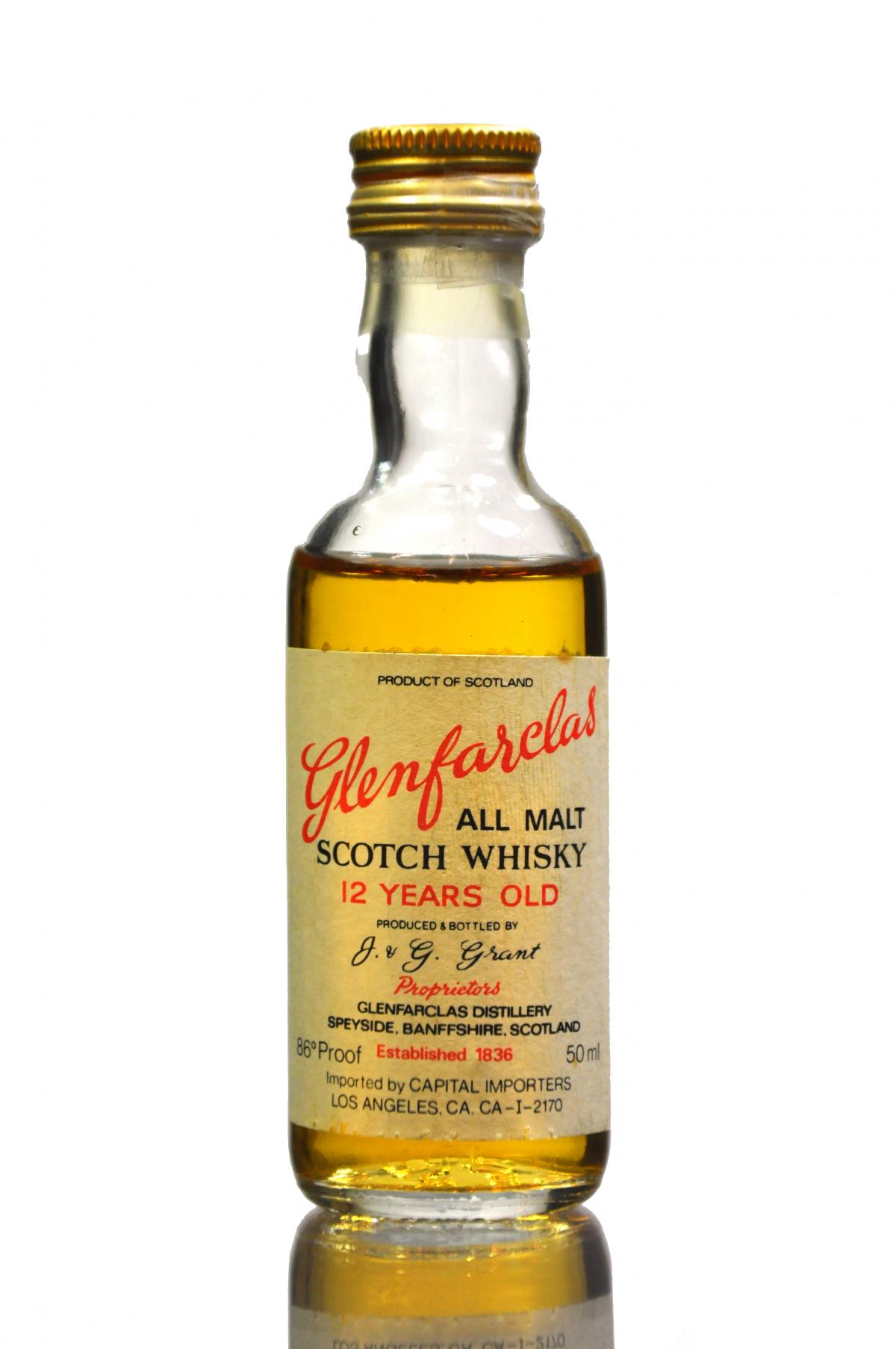 Glenfarclas 12 Year Old Miniature