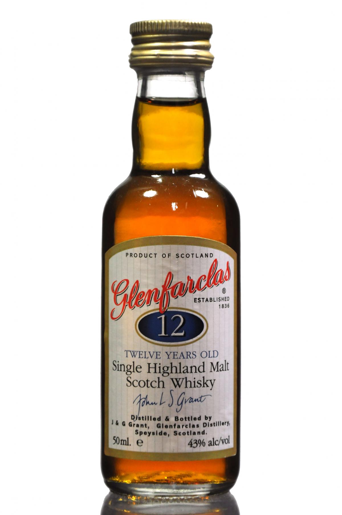 Glenfarclas 12 Year Old Miniature