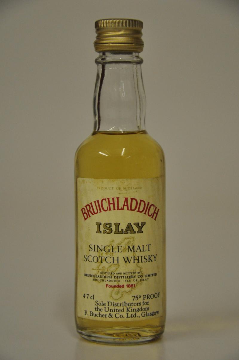 Bruichladdich 75 proof Miniature