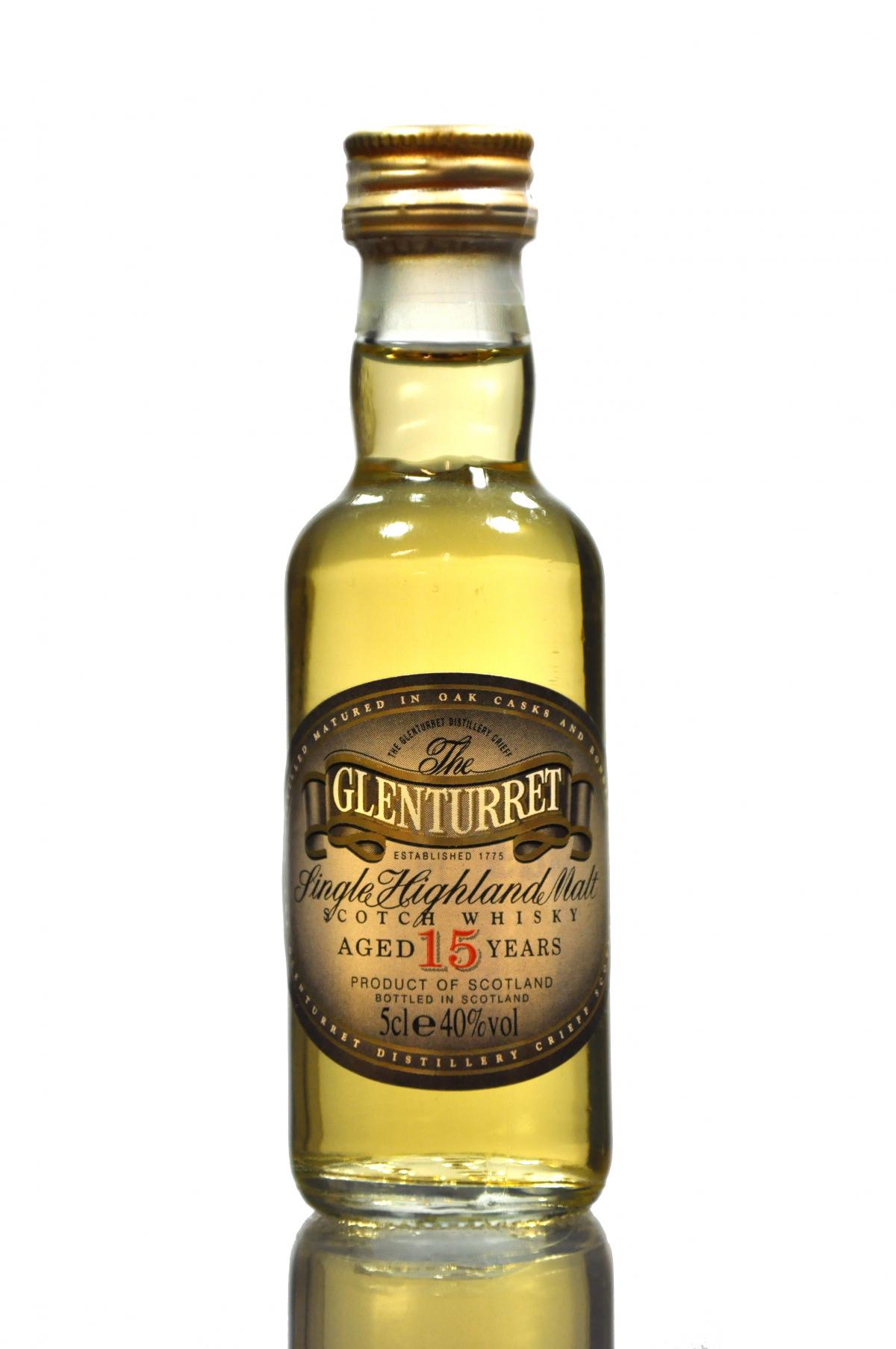 Glenturret 15 Year Old Miniature