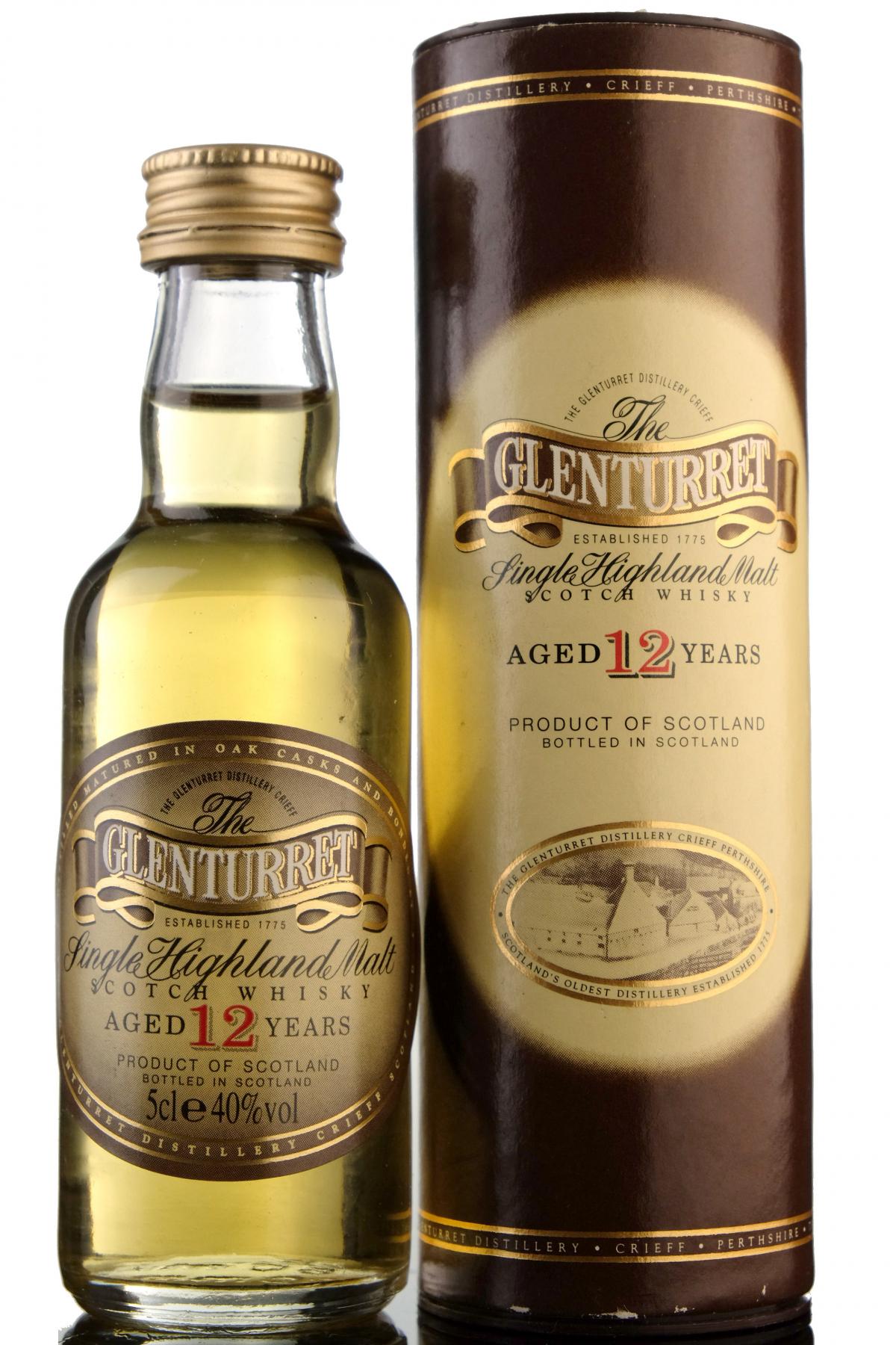 Glenturret 12 Year Old Miniature