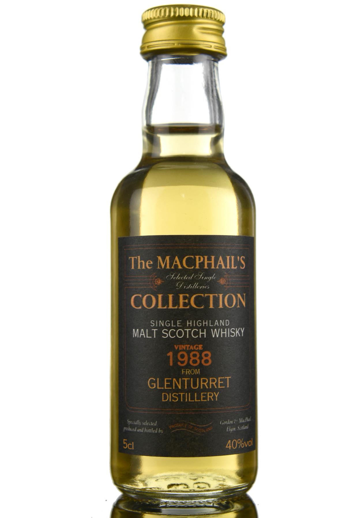 Glenturret 1988 - The MacPhails Collection Miniature