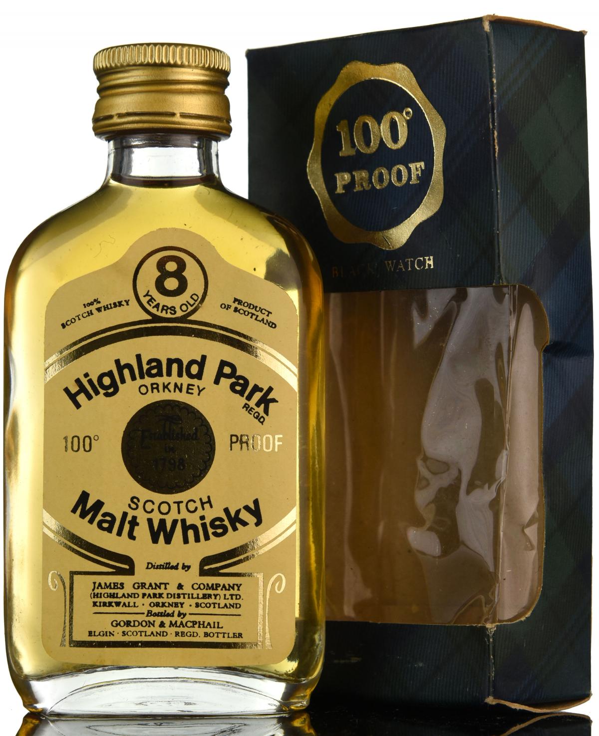 Highland Park 8 Year Old - 100 Proof - Gordon & MacPhail Miniature