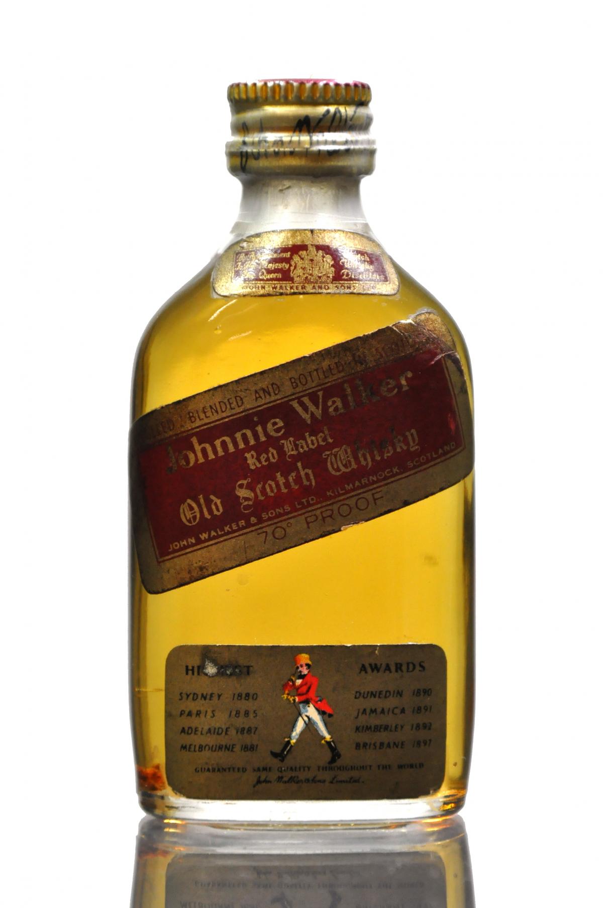 Johnnie Walker Red Label Miniature