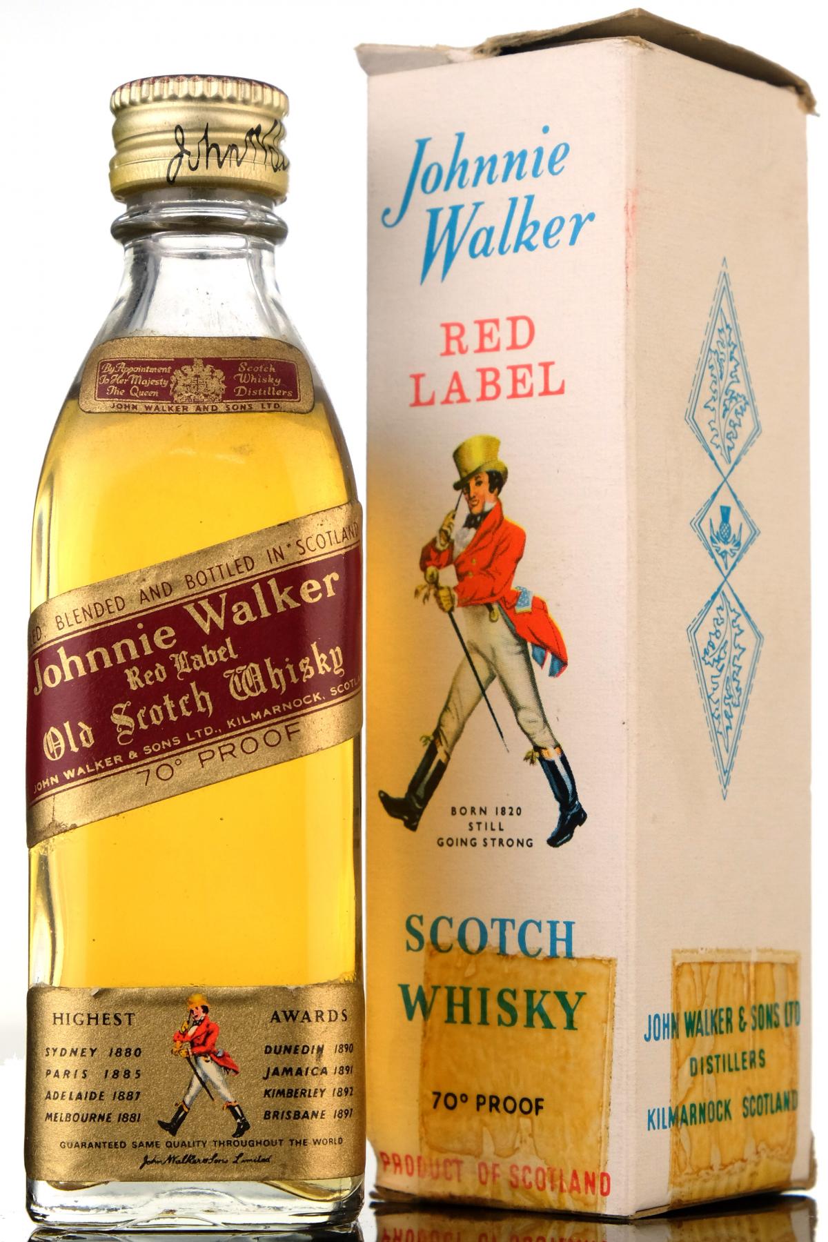 Johnnie Walker Red Label Miniature