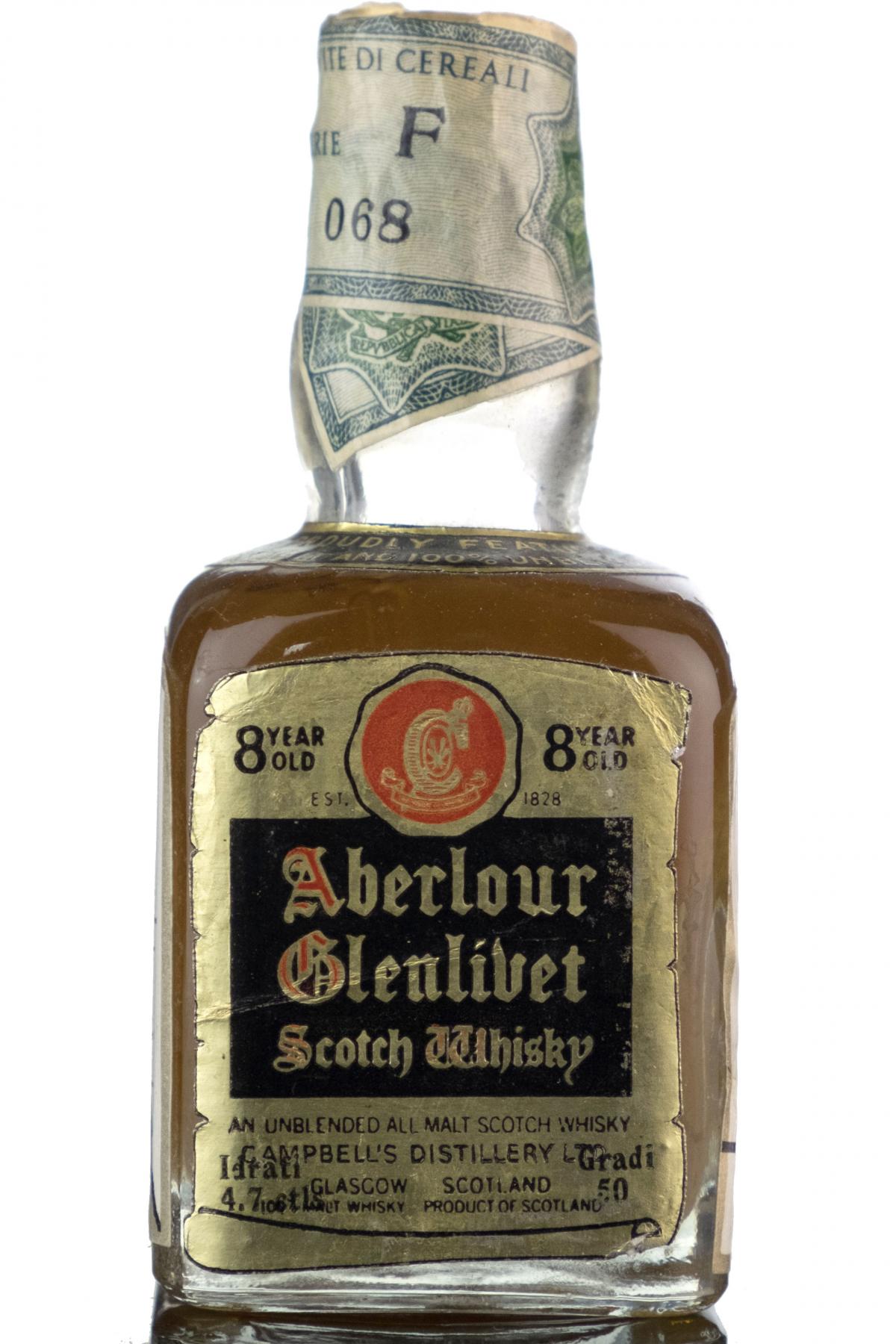 Aberlour-Glenlivet 8 Year Old Miniature
