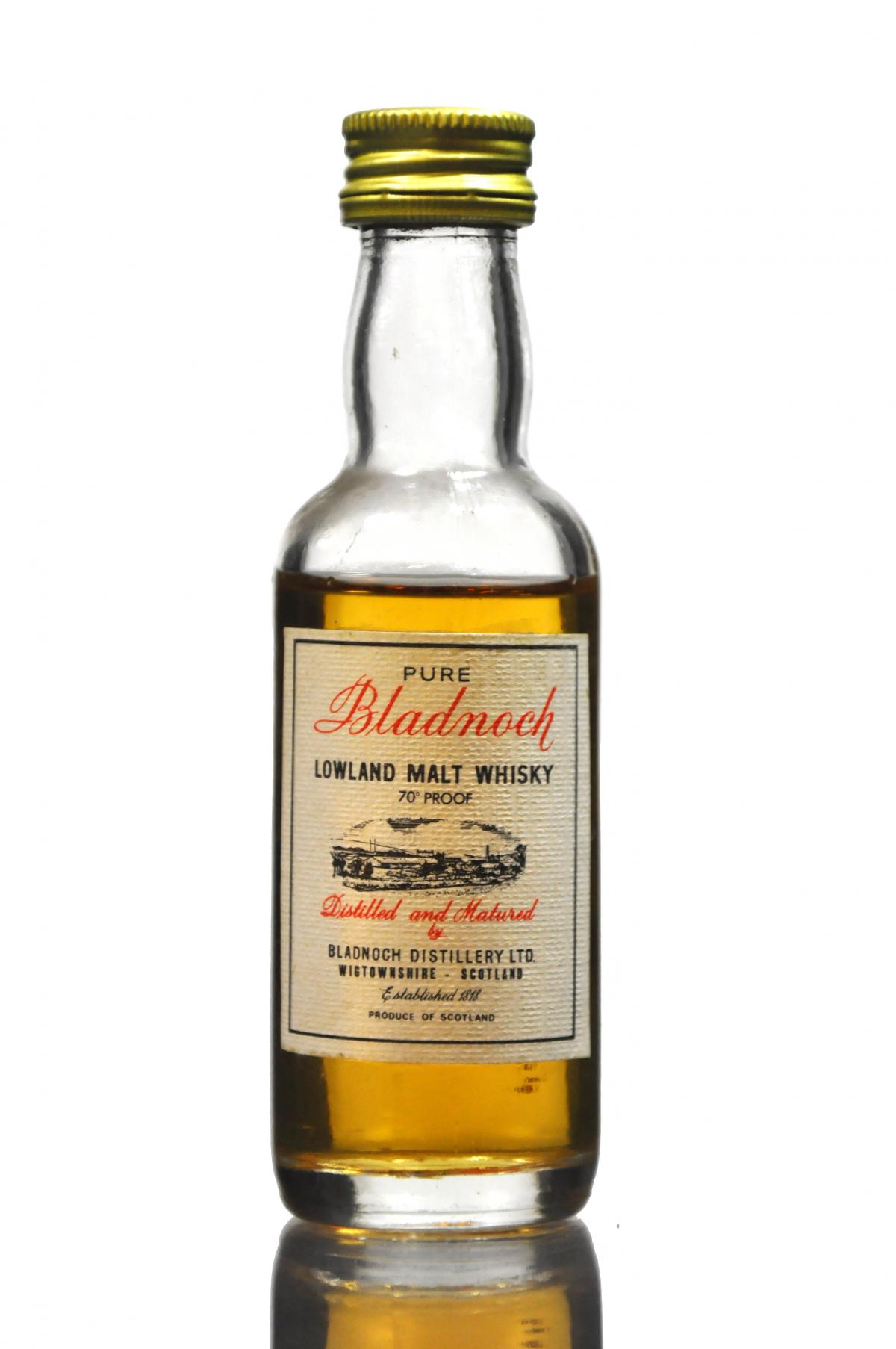 Bladnoch 70 Proof Miniature
