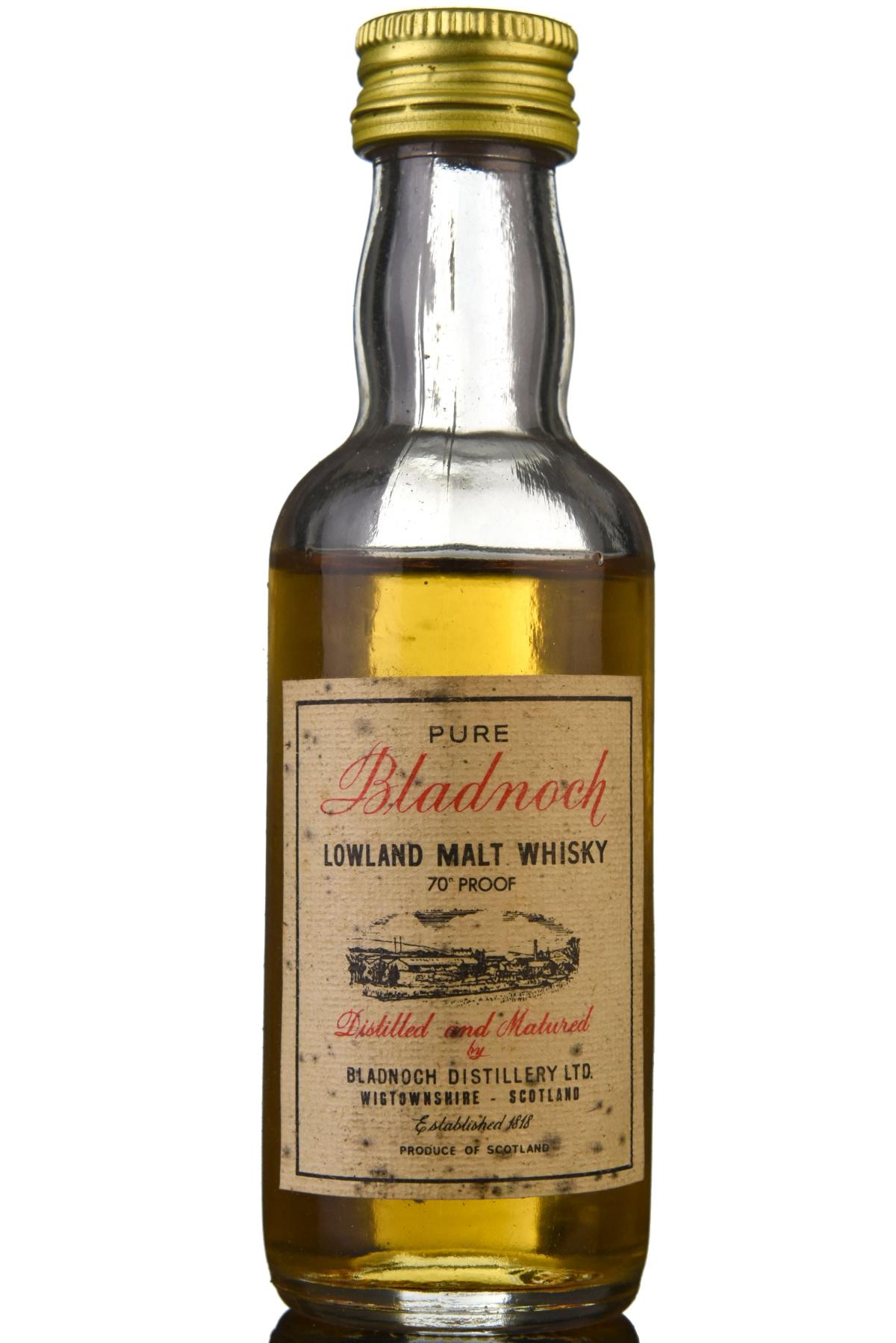 Bladnoch 70 Proof Miniature