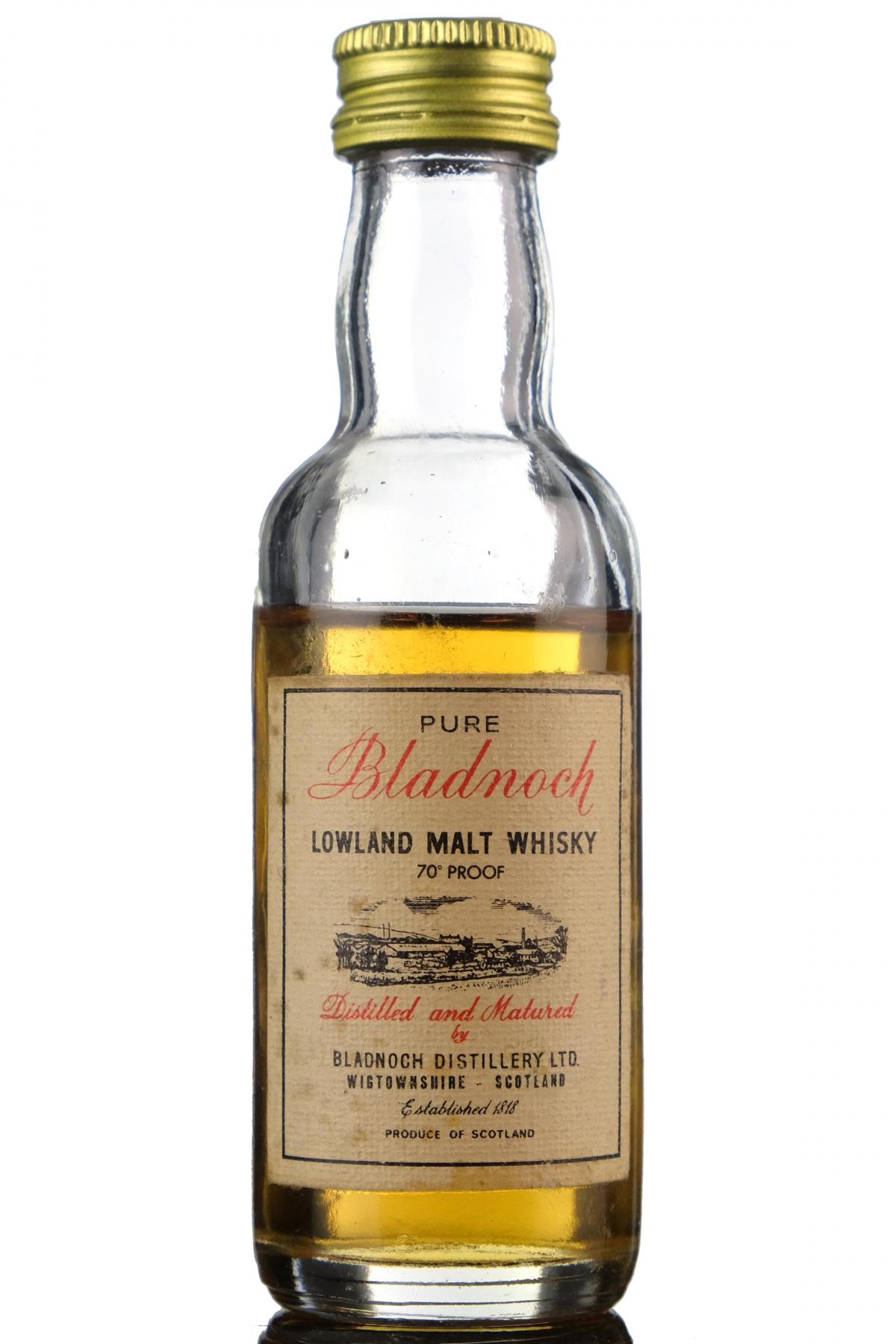 Bladnoch 70 Proof Miniature