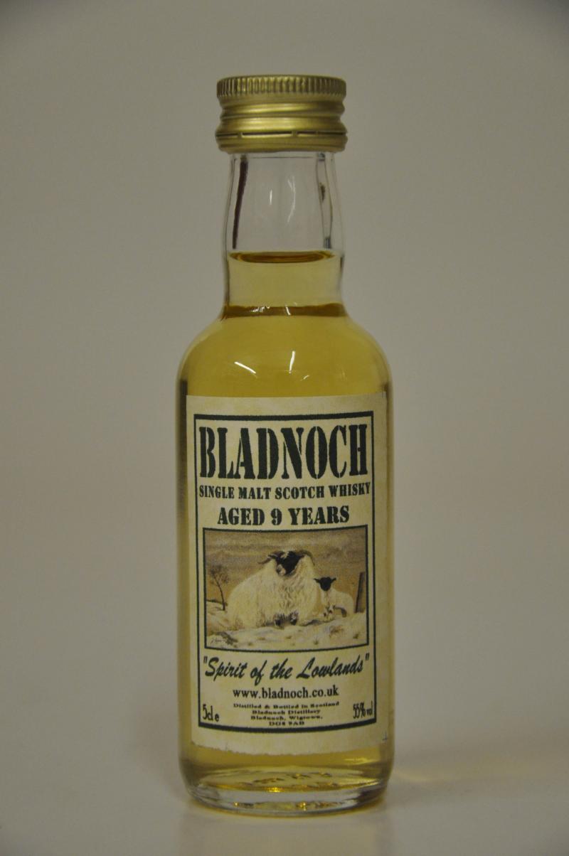 Bladnoch 9 Year Old - Spirit Of The Lowlands - 55% - Miniature