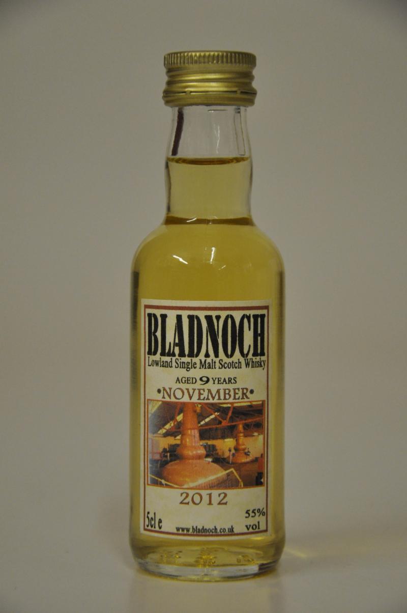 Bladnoch 9 Year Old - November 2012 - Miniature