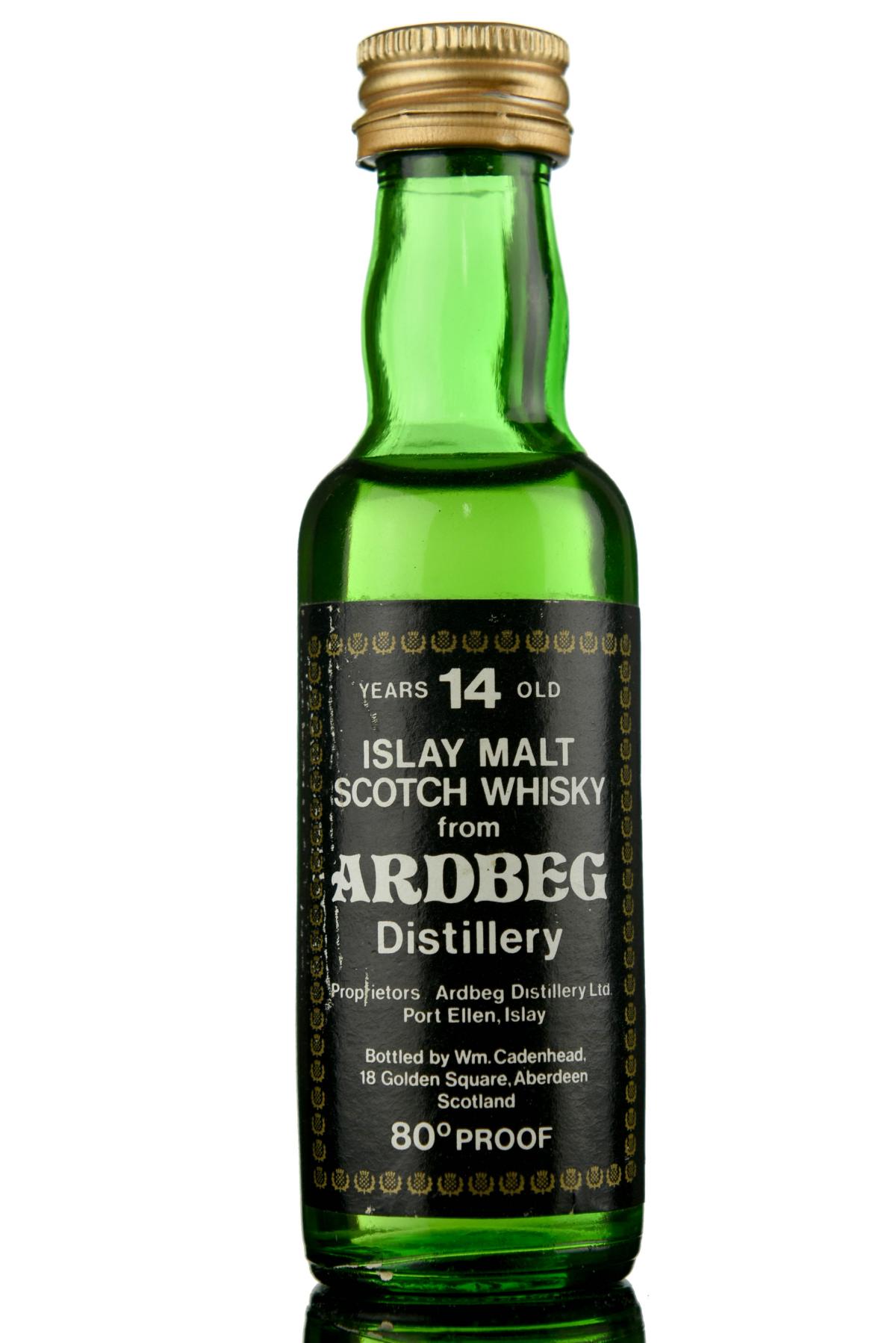Ardbeg 14 Year Old - Cadenhead Miniature