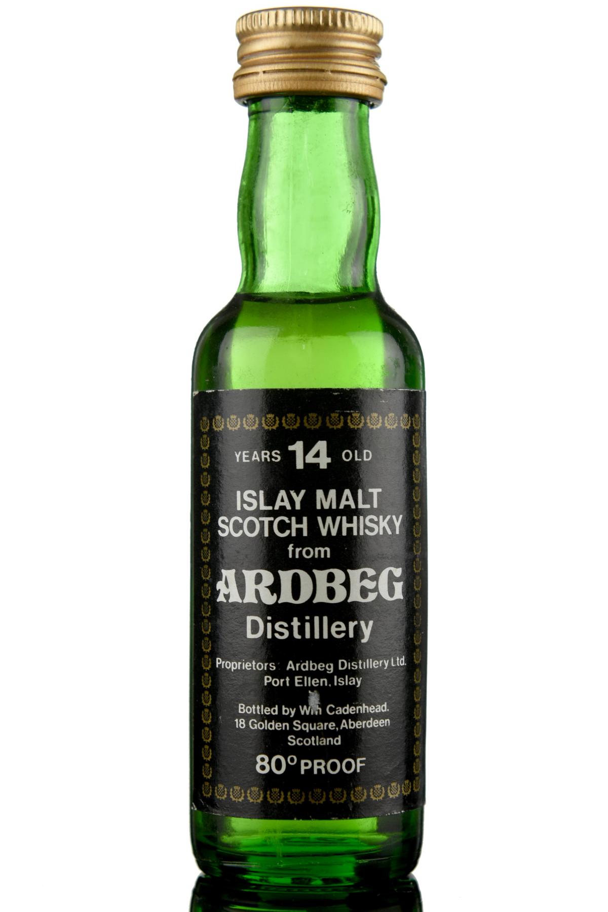 Ardbeg 14 Year Old - Cadenhead Miniature