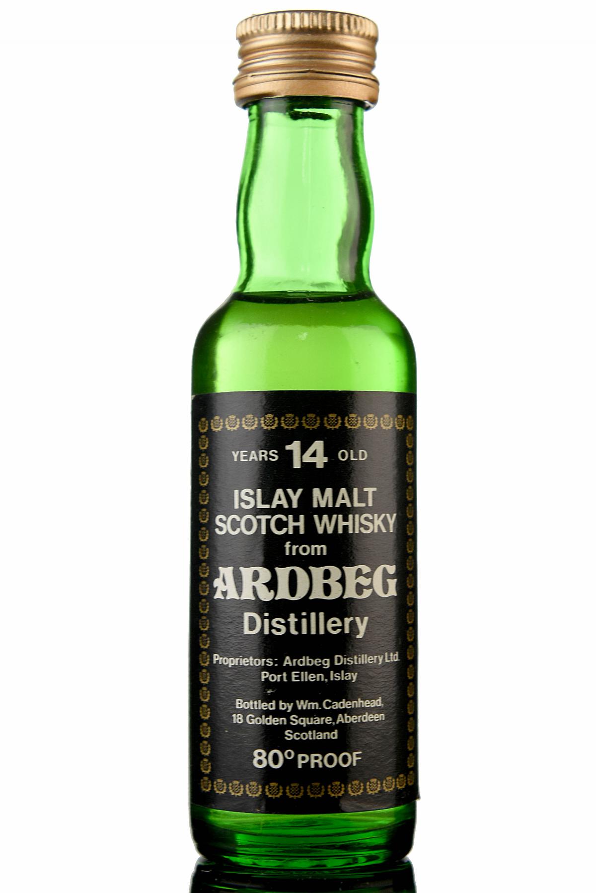 Ardbeg 14 Year Old - Cadenhead Miniature