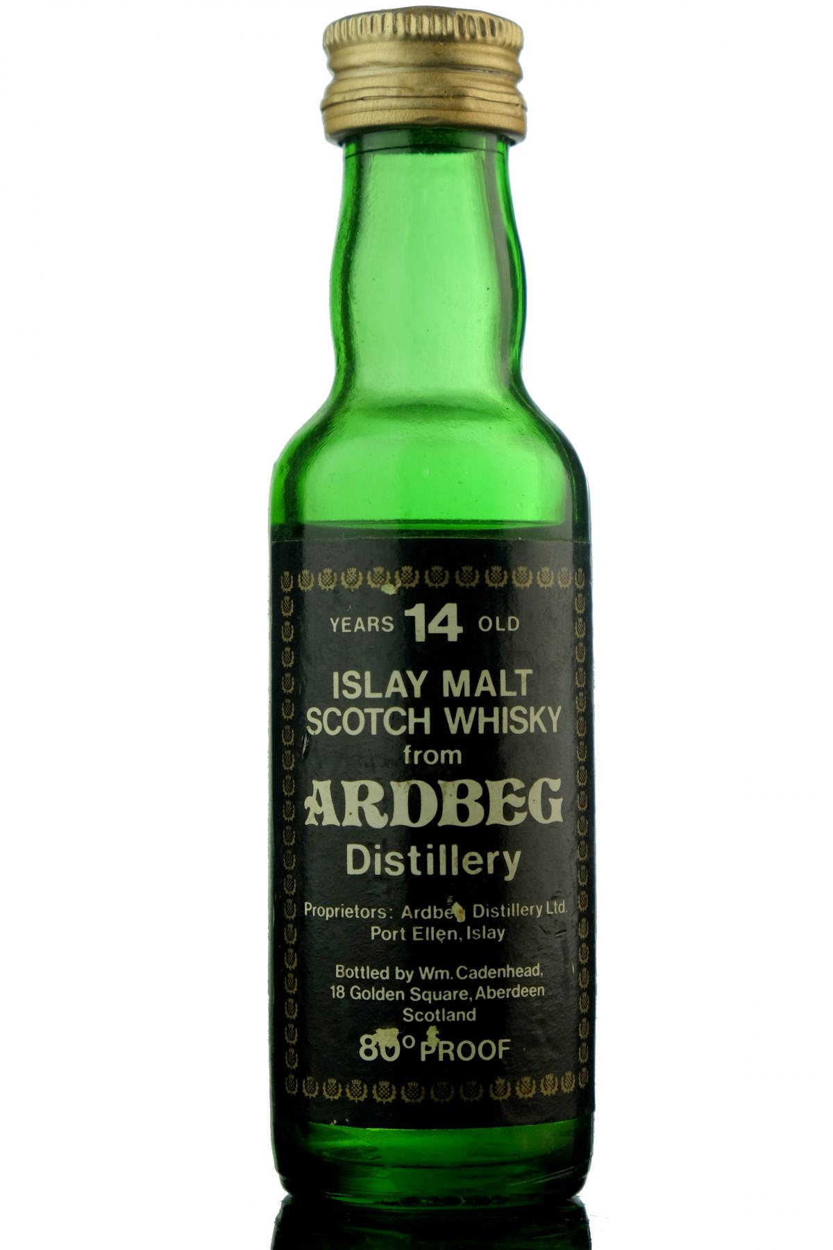 Ardbeg 14 Year Old - Cadenhead Miniature
