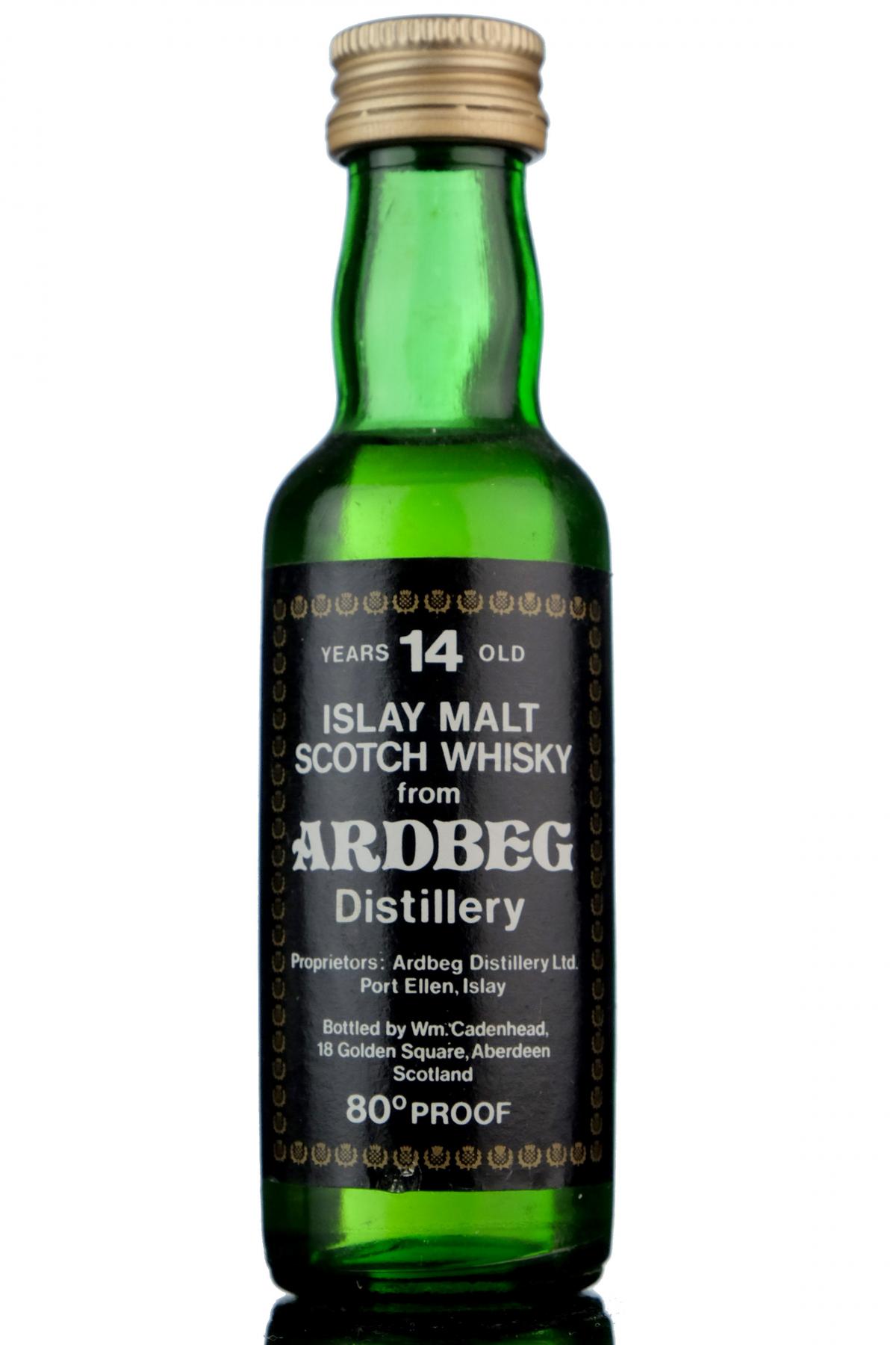 Ardbeg 14 Year Old - Cadenhead Miniature