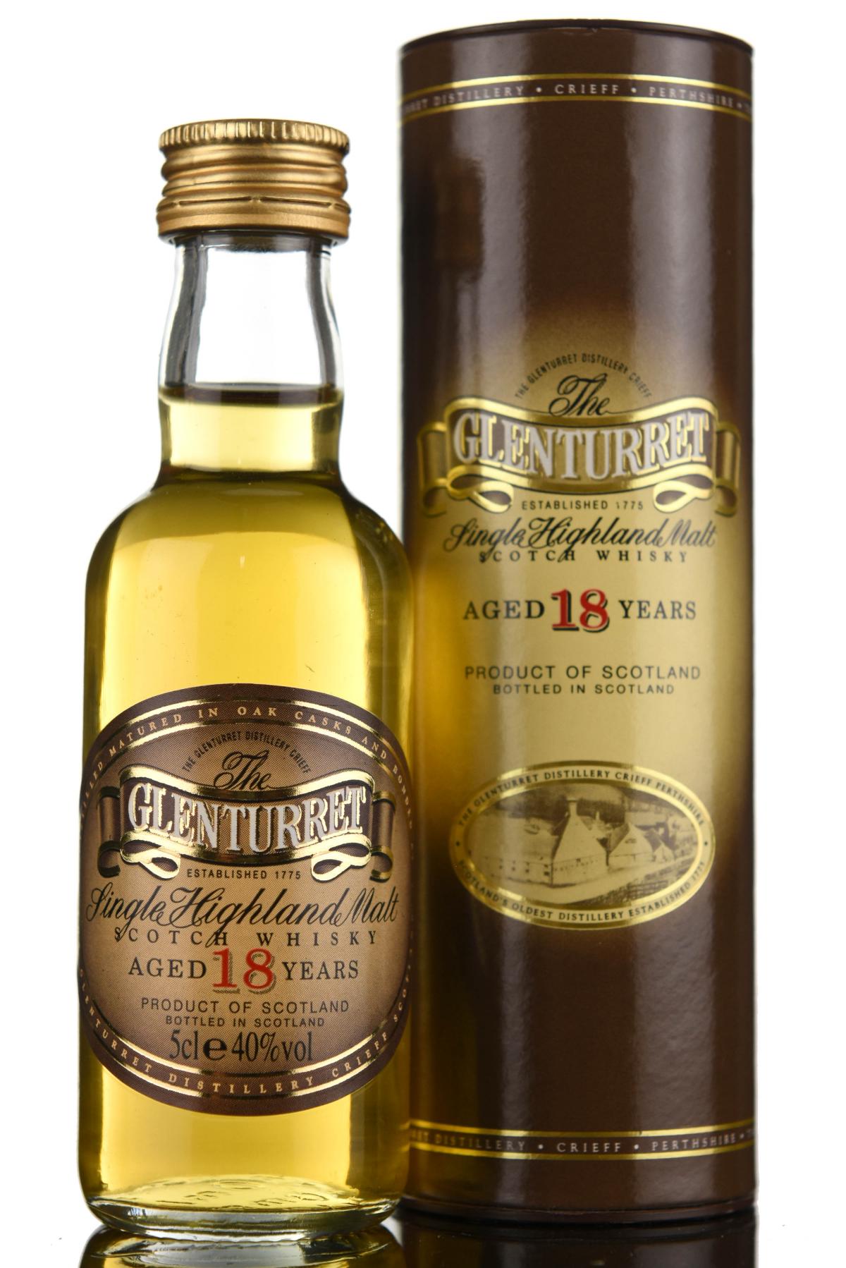 Glenturret 18 Year Old Miniature