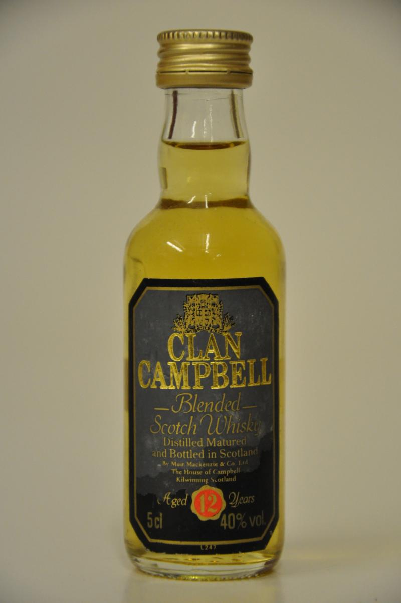 Clan Campbell 12 Year Old Miniature