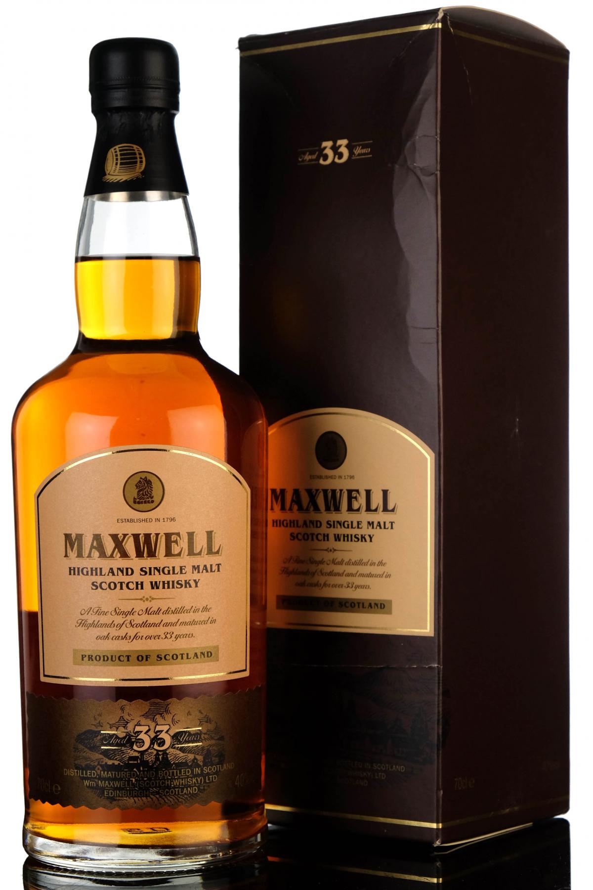 Maxwell 1979 - 33 Year Old