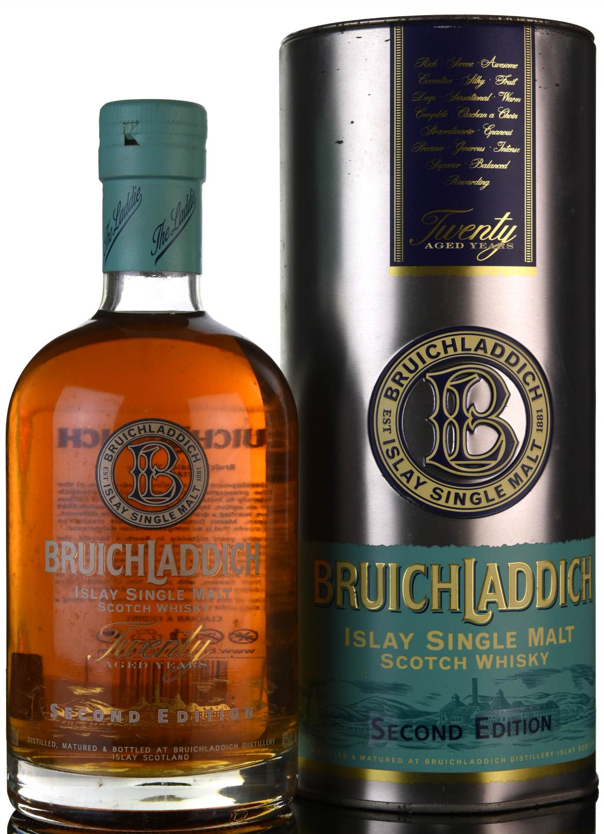 Bruichladdich 20 Year Old - 2nd Edition