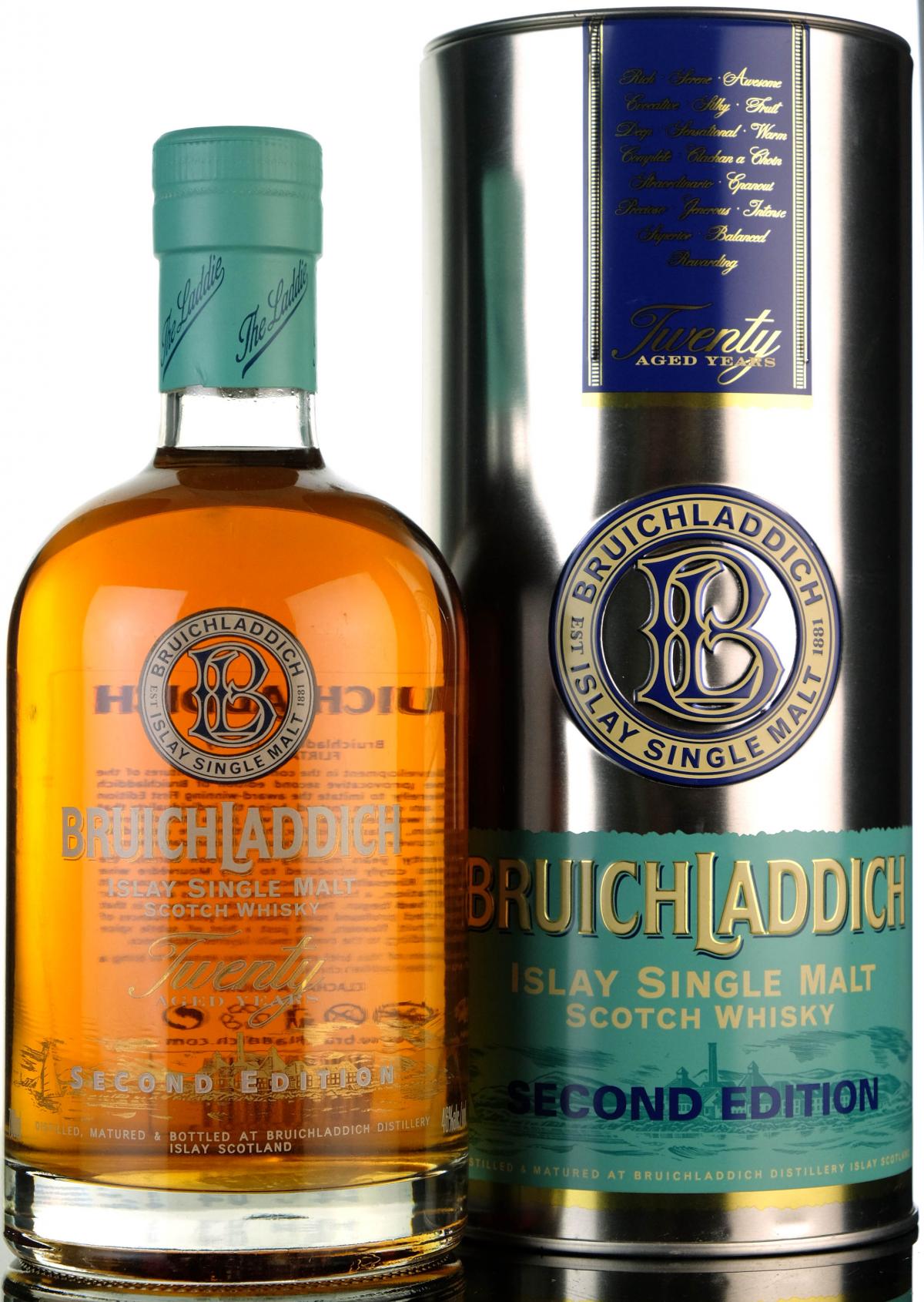 Bruichladdich 20 Year Old - 2nd Edition