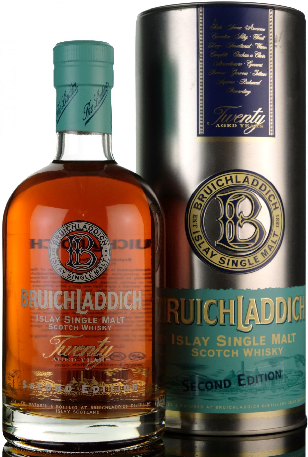 Bruichladdich 20 Year Old - 2nd Edition