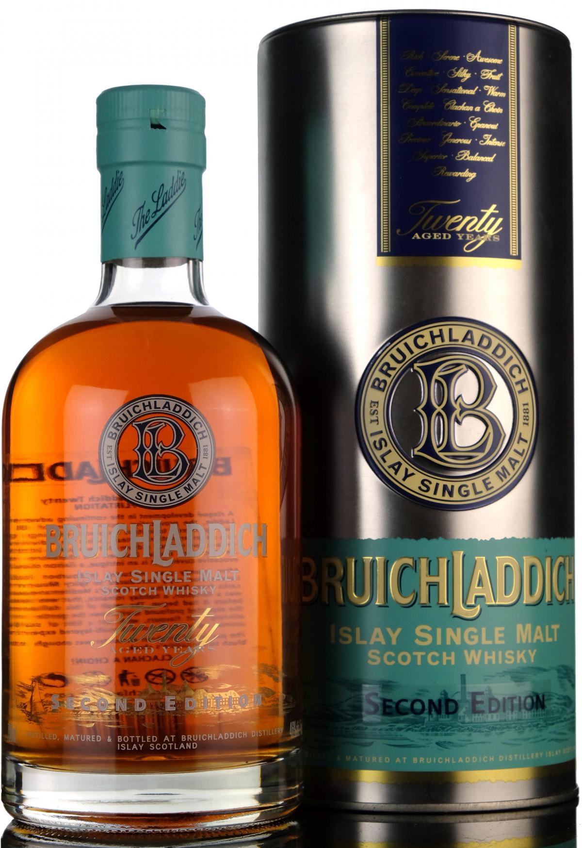Bruichladdich 20 Year Old - 2nd Edition