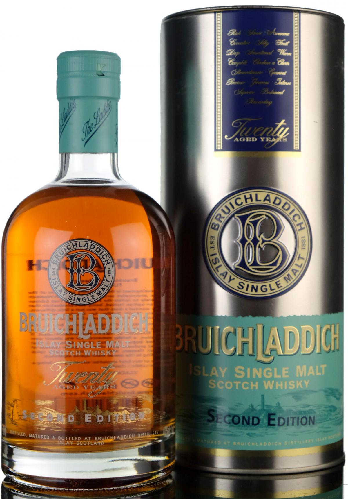 Bruichladdich 20 Year Old - 2nd Edition