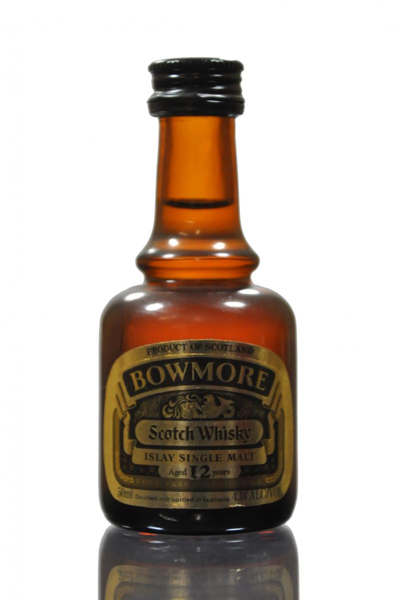 Bowmore 12 Year Old Miniature