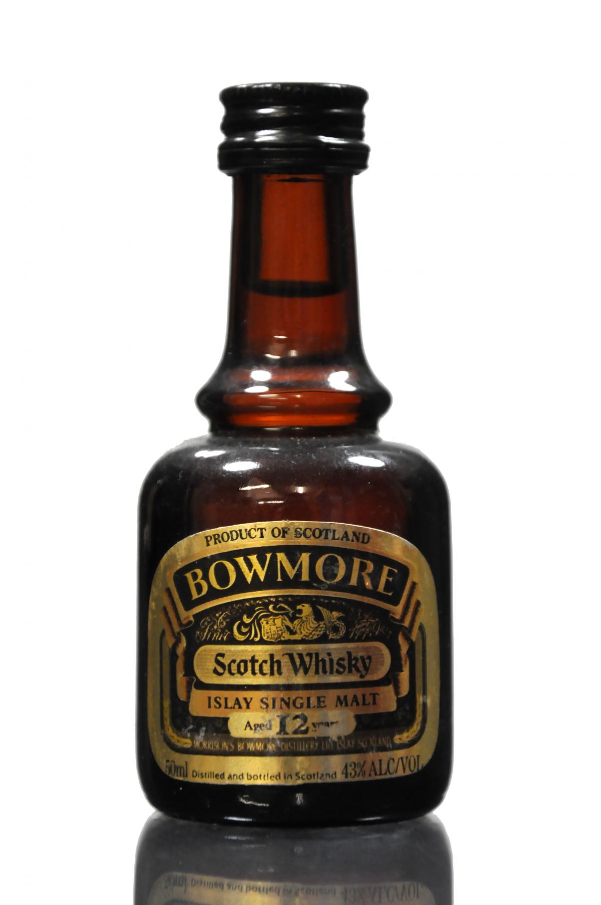 Bowmore 12 Year Old Miniature