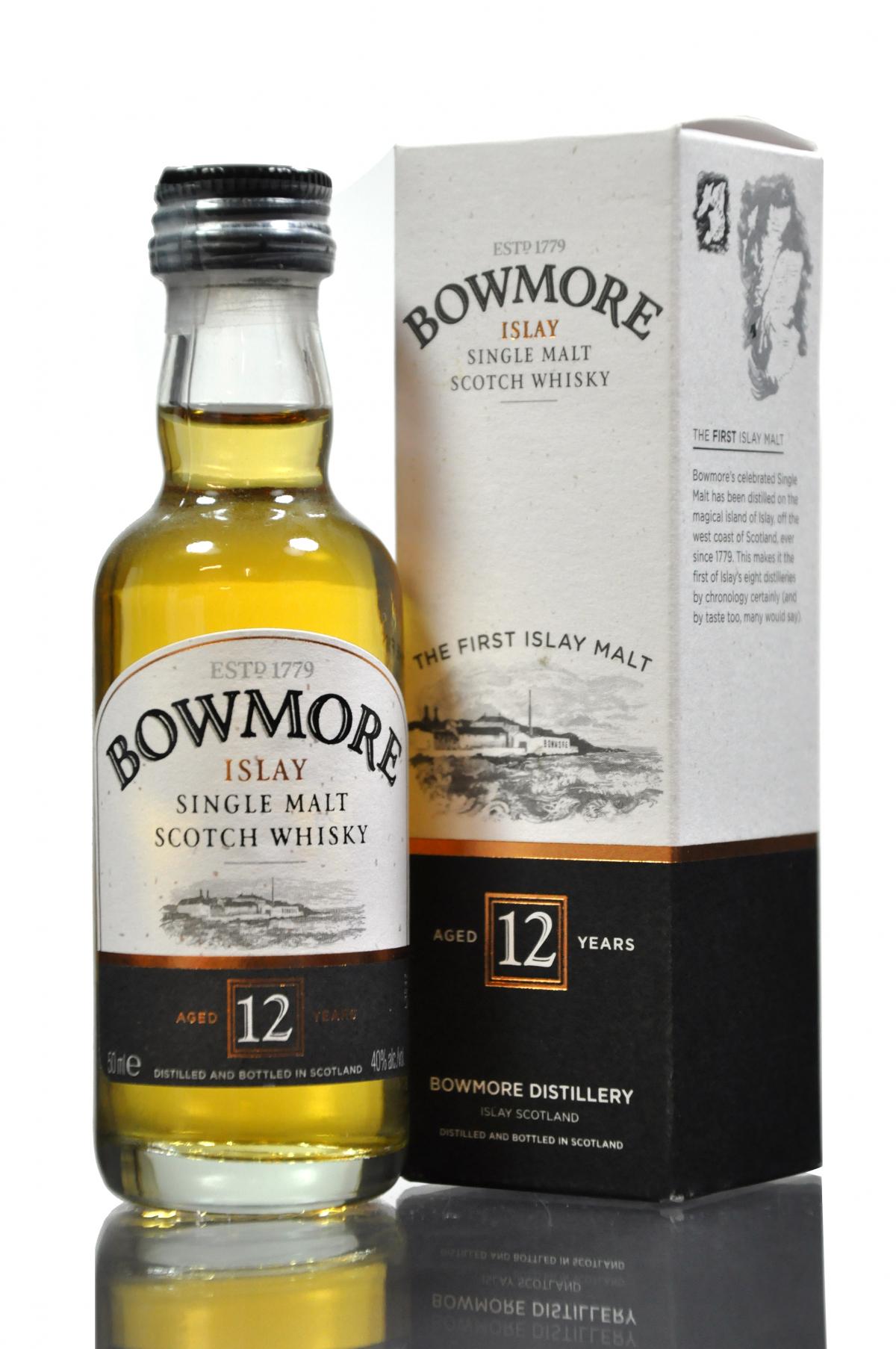 Bowmore 12 Year Old Miniature