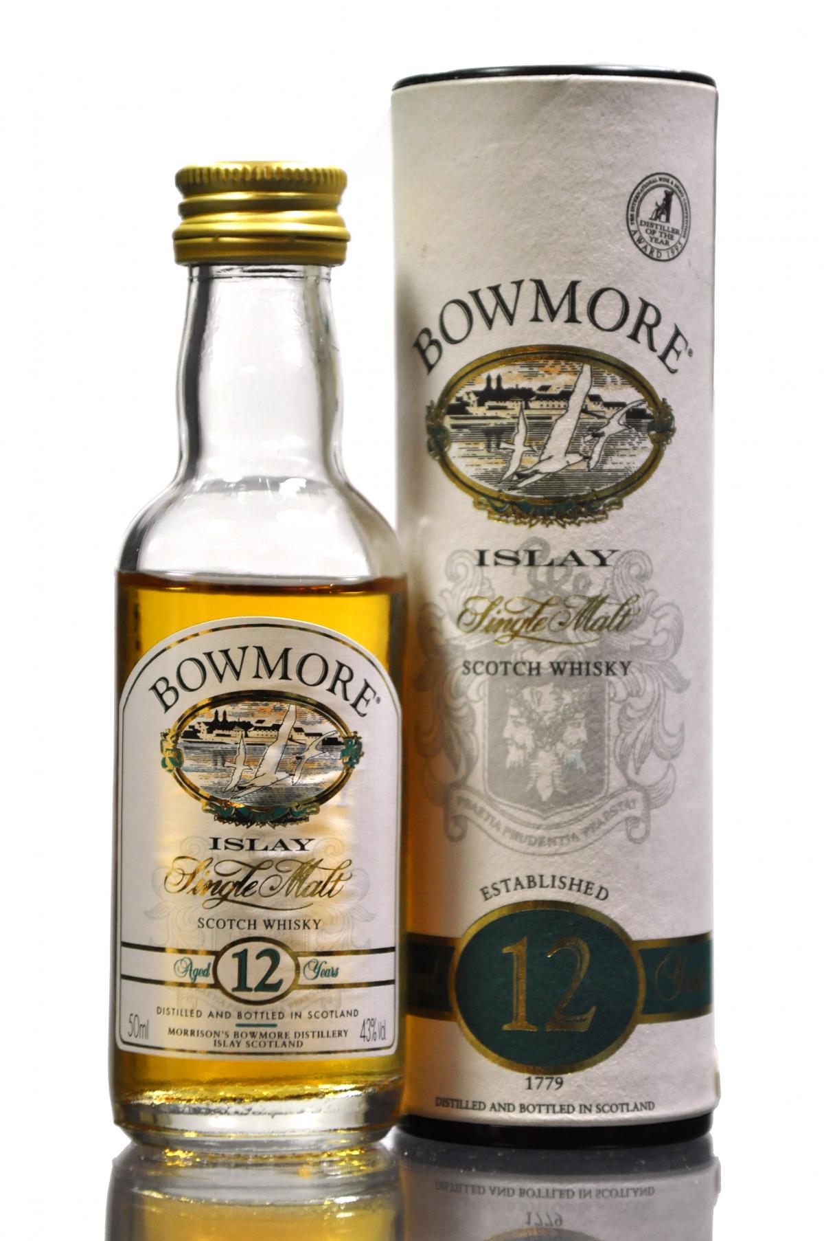 Bowmore 12 Year Old Miniature