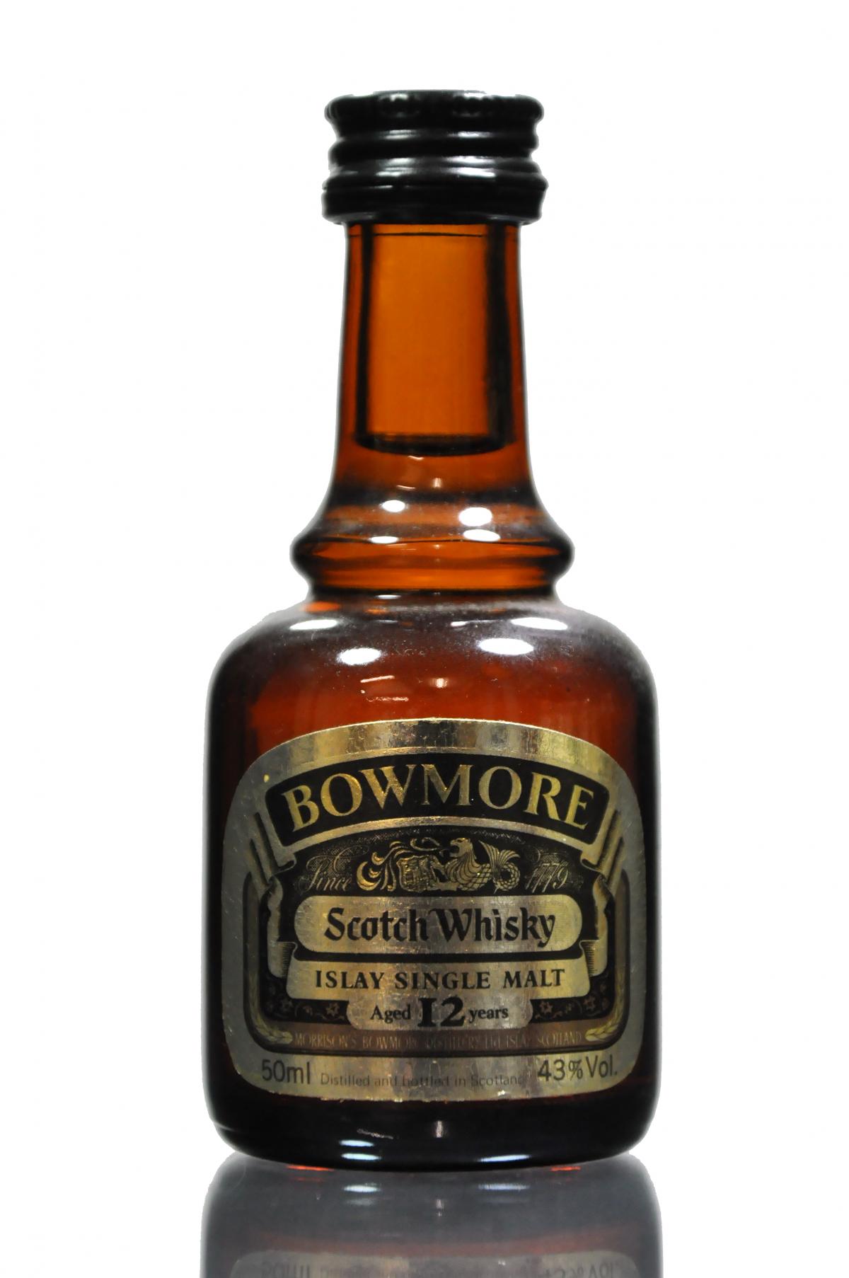 Bowmore 12 Year Old Miniature