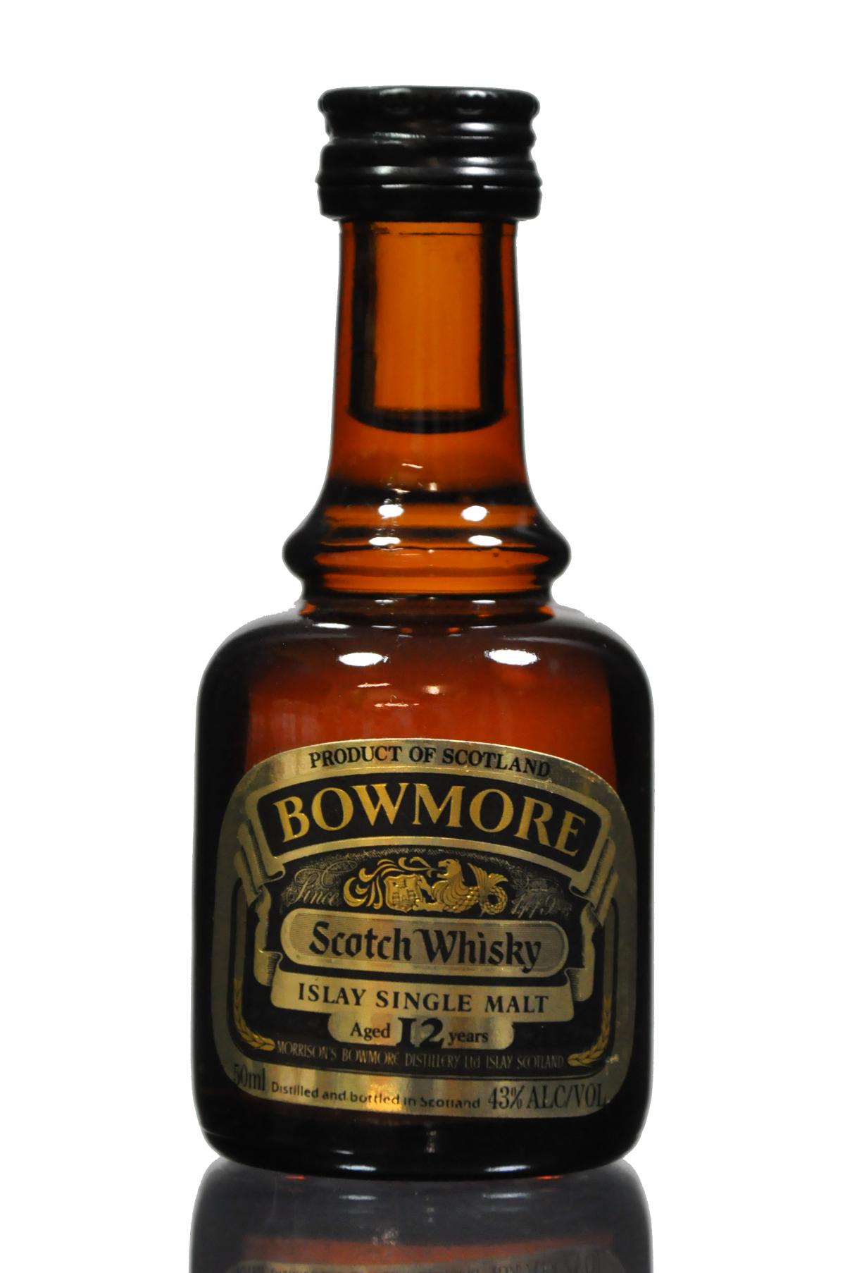 Bowmore 12 Year Old Miniature