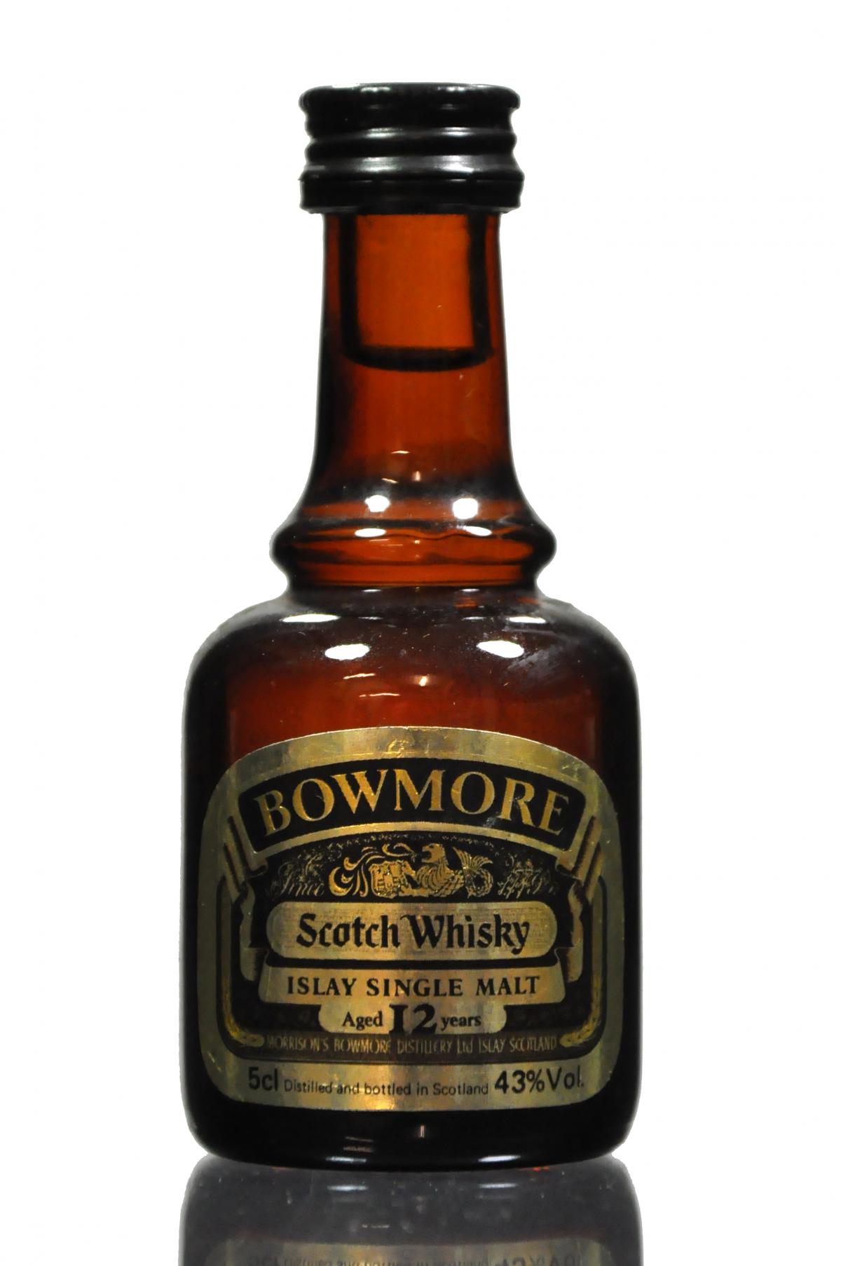 Bowmore 12 Year Old Miniature
